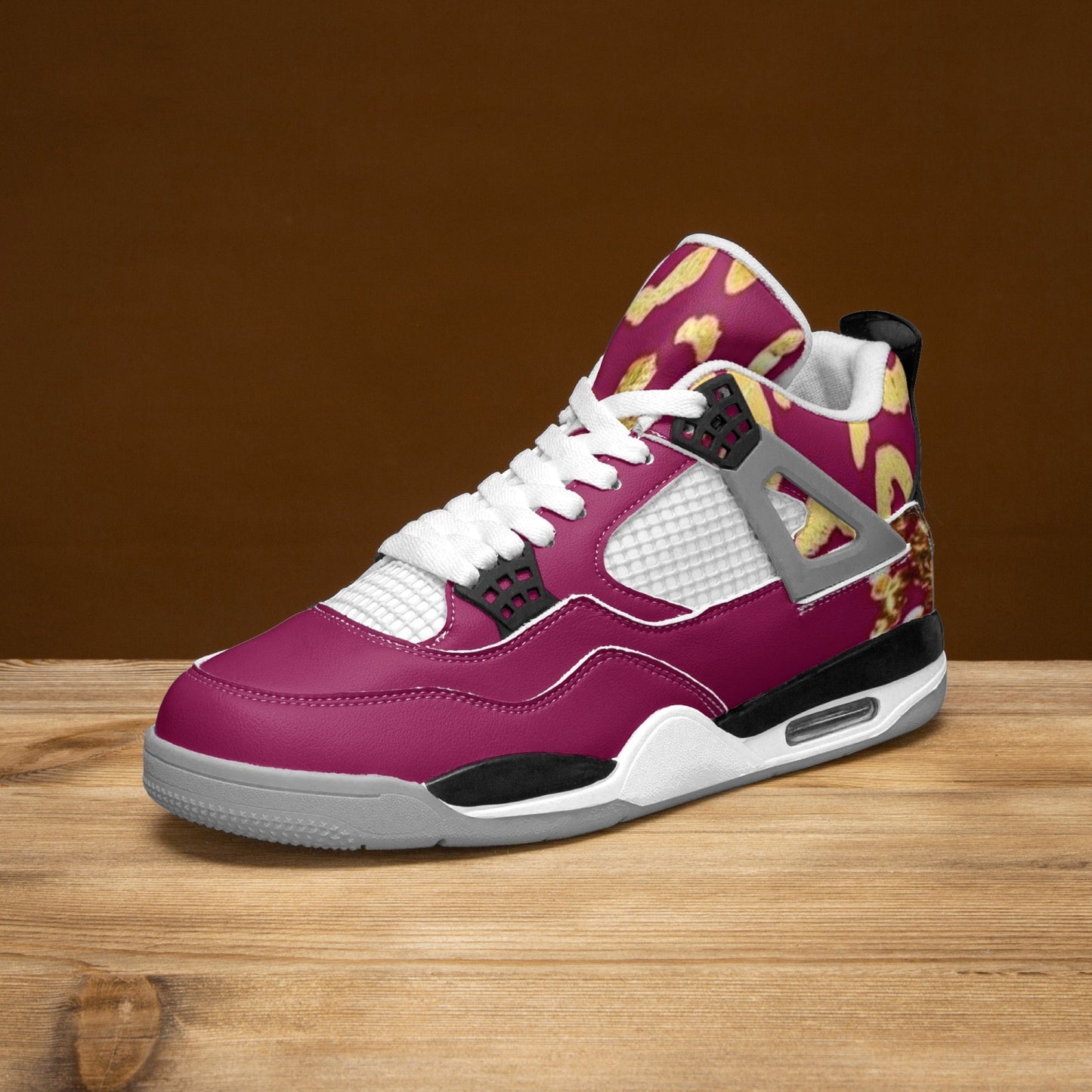 699. AJ4 Basketball Sneakers -Grey Sole