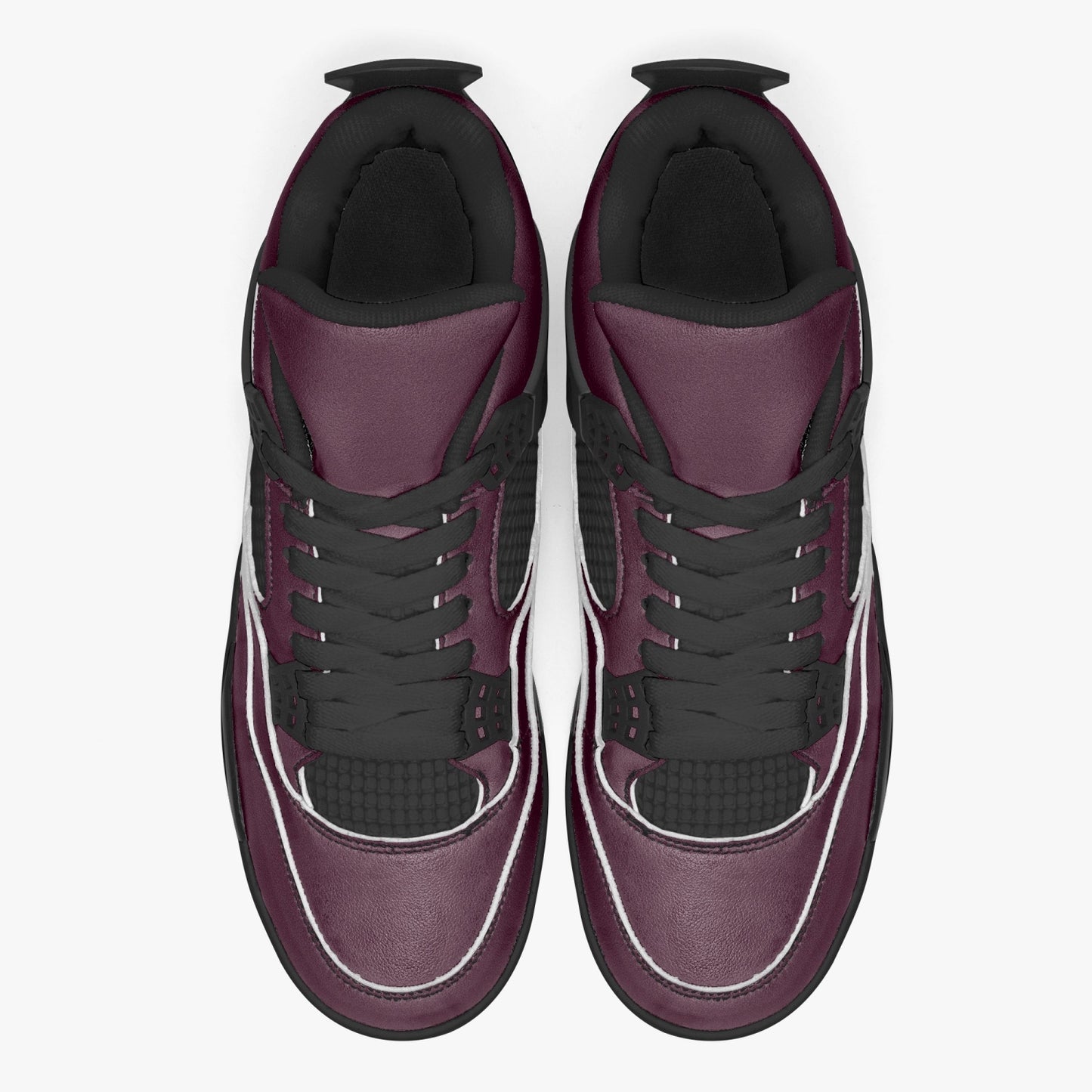 698. AJ4 Basketball Sneakers -Black Sole