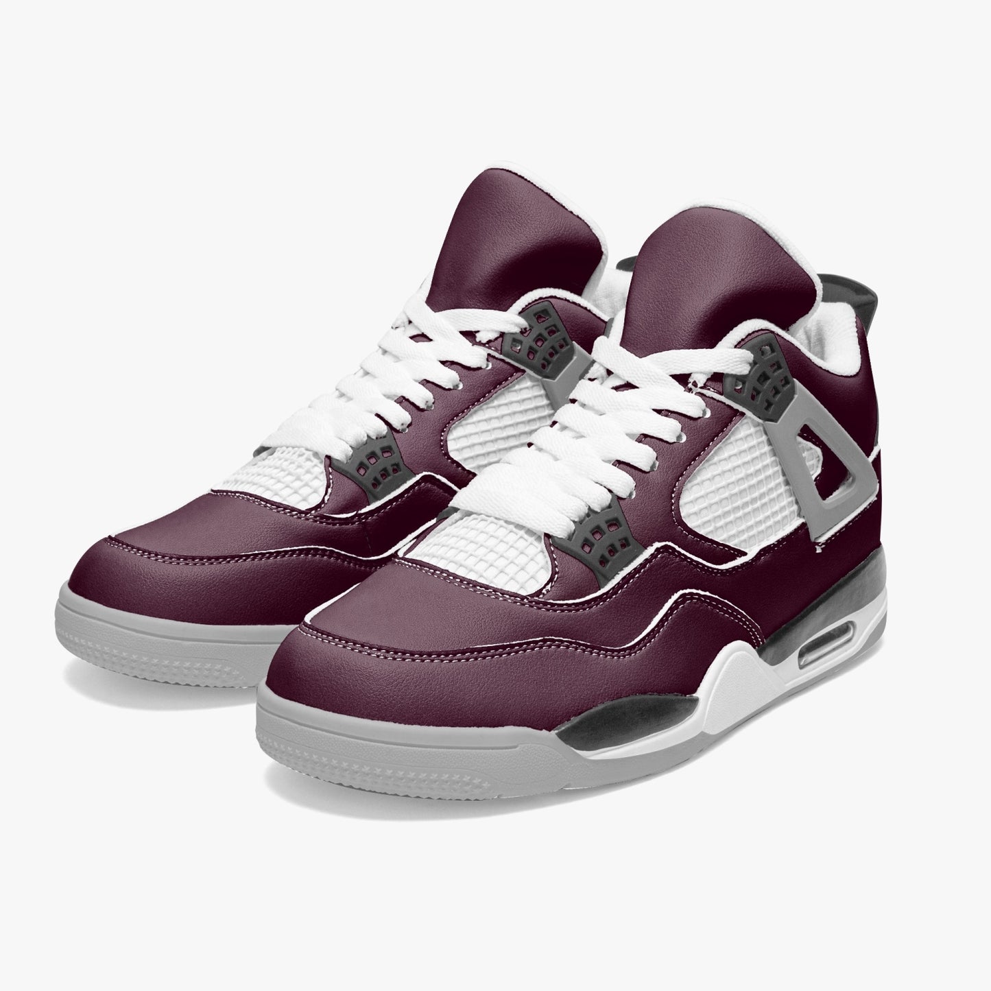 699. AJ4 Basketball Sneakers -Grey Sole