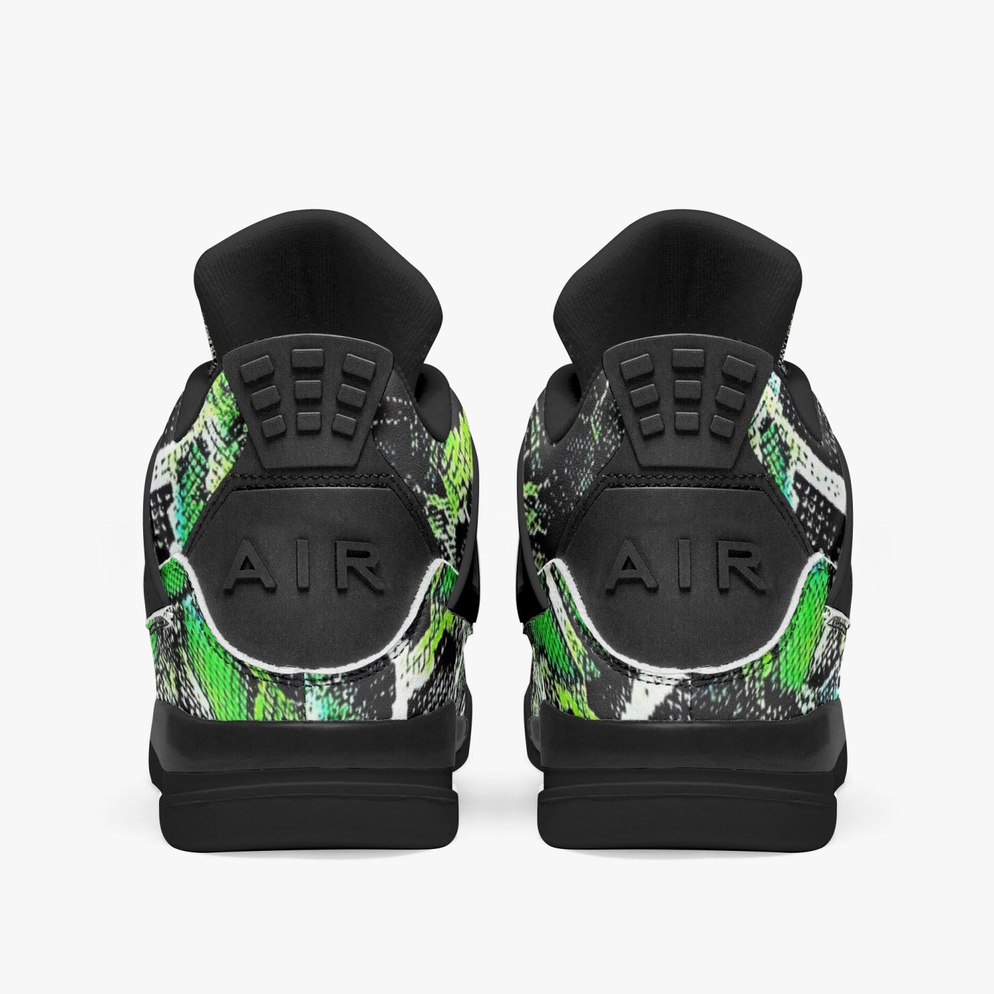698. AJ4 Basketball Sneakers -Black Sole