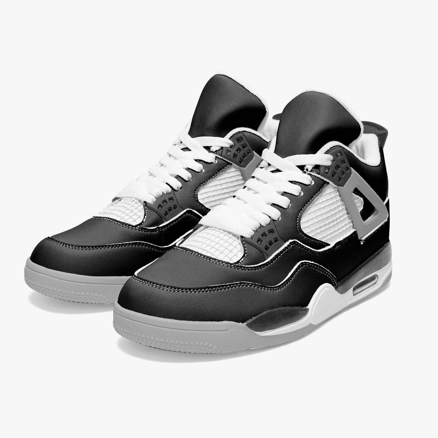 699. AJ4 Basketball Sneakers -Grey Sole