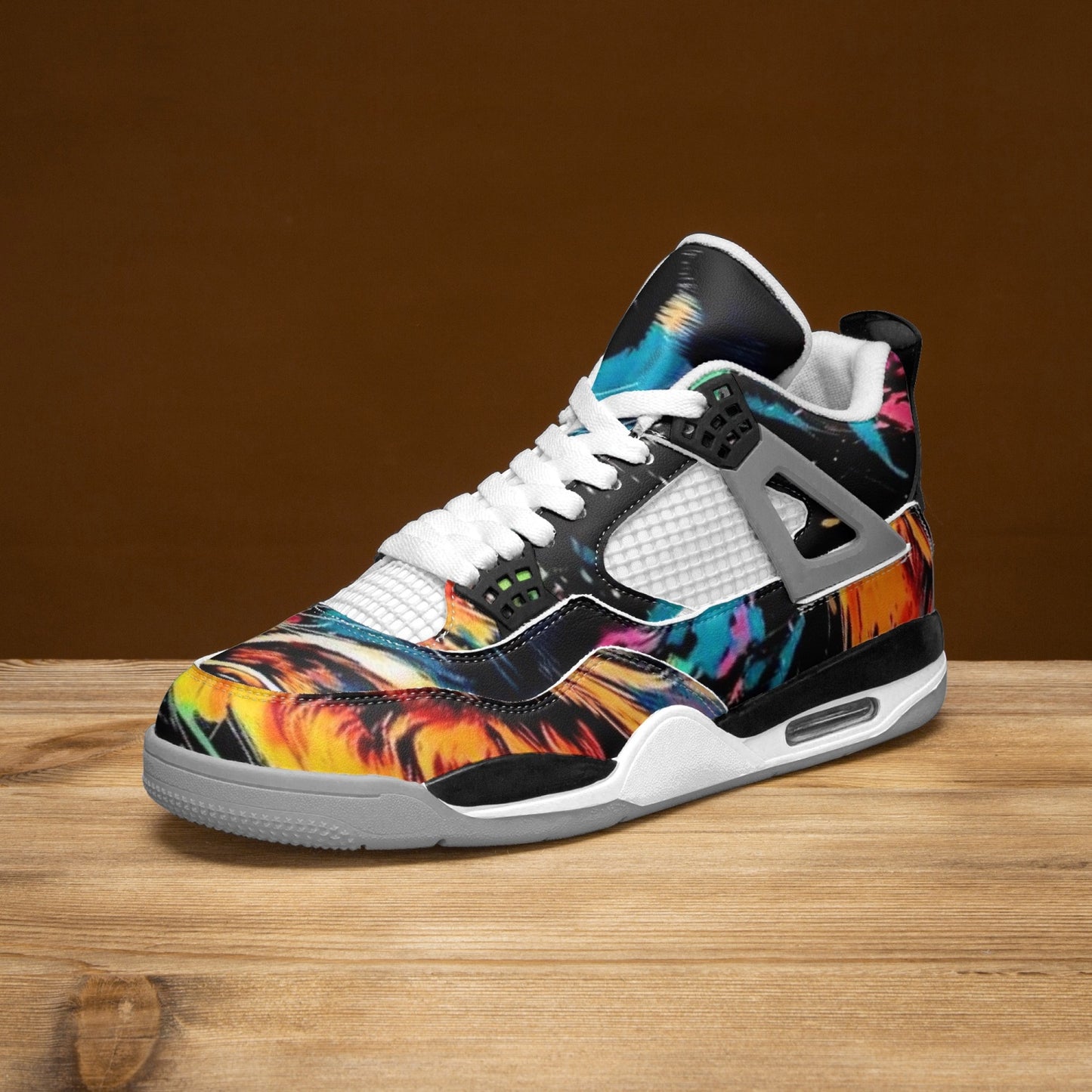 699. AJ4 Basketball Sneakers -Grey Sole