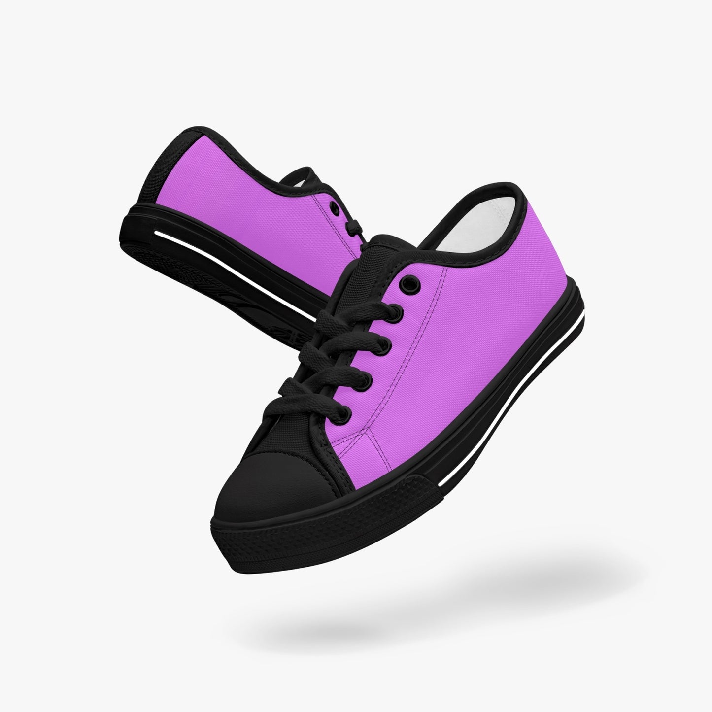 421.Kid’s Low-Top Canvas Shoes-Black