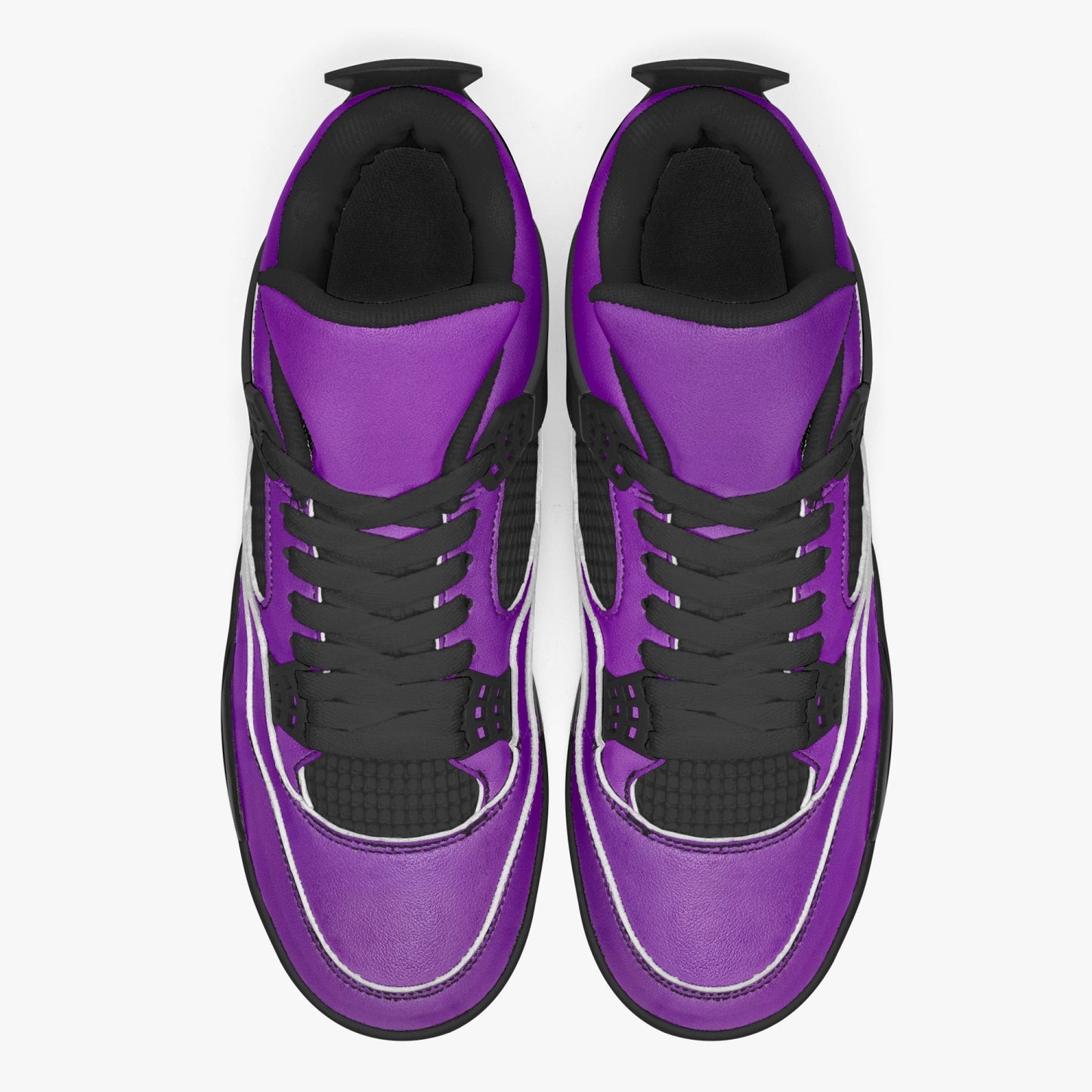 698. AJ4 Basketball Sneakers -Black Sole