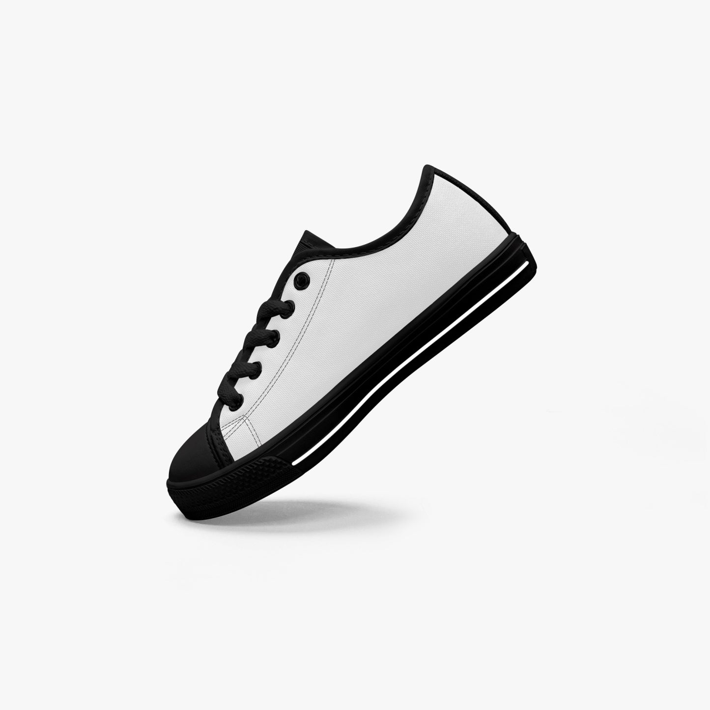 421.Kid’s Low-Top Canvas Shoes-Black