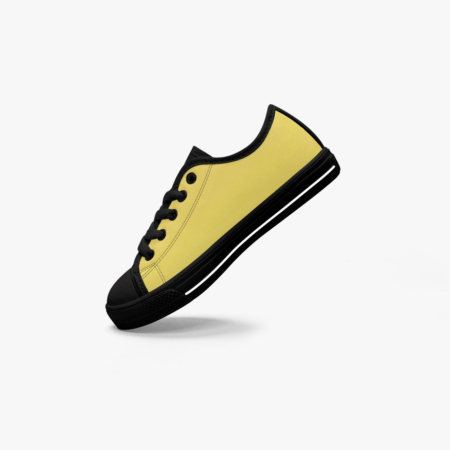 421.Kid’s Low-Top Canvas Shoes-Black