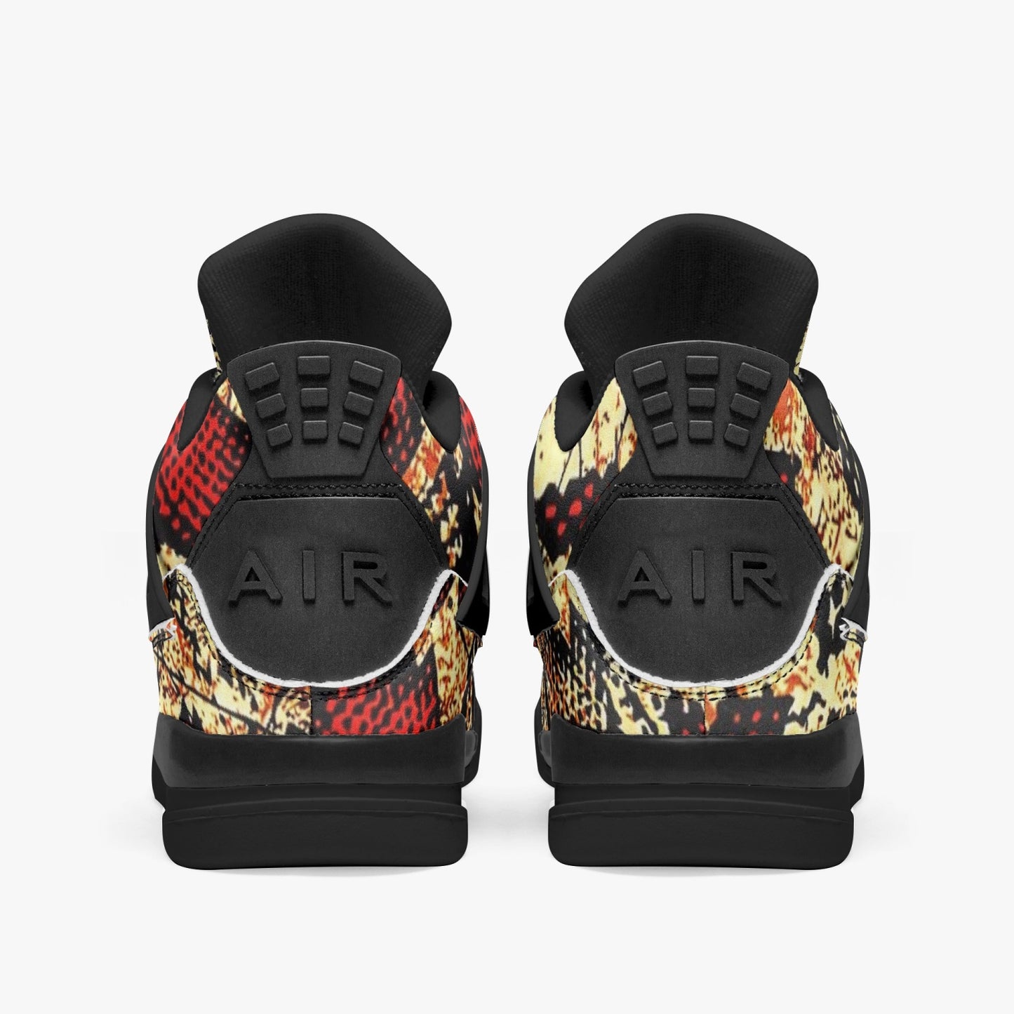 698. AJ4 Basketball Sneakers -Black Sole