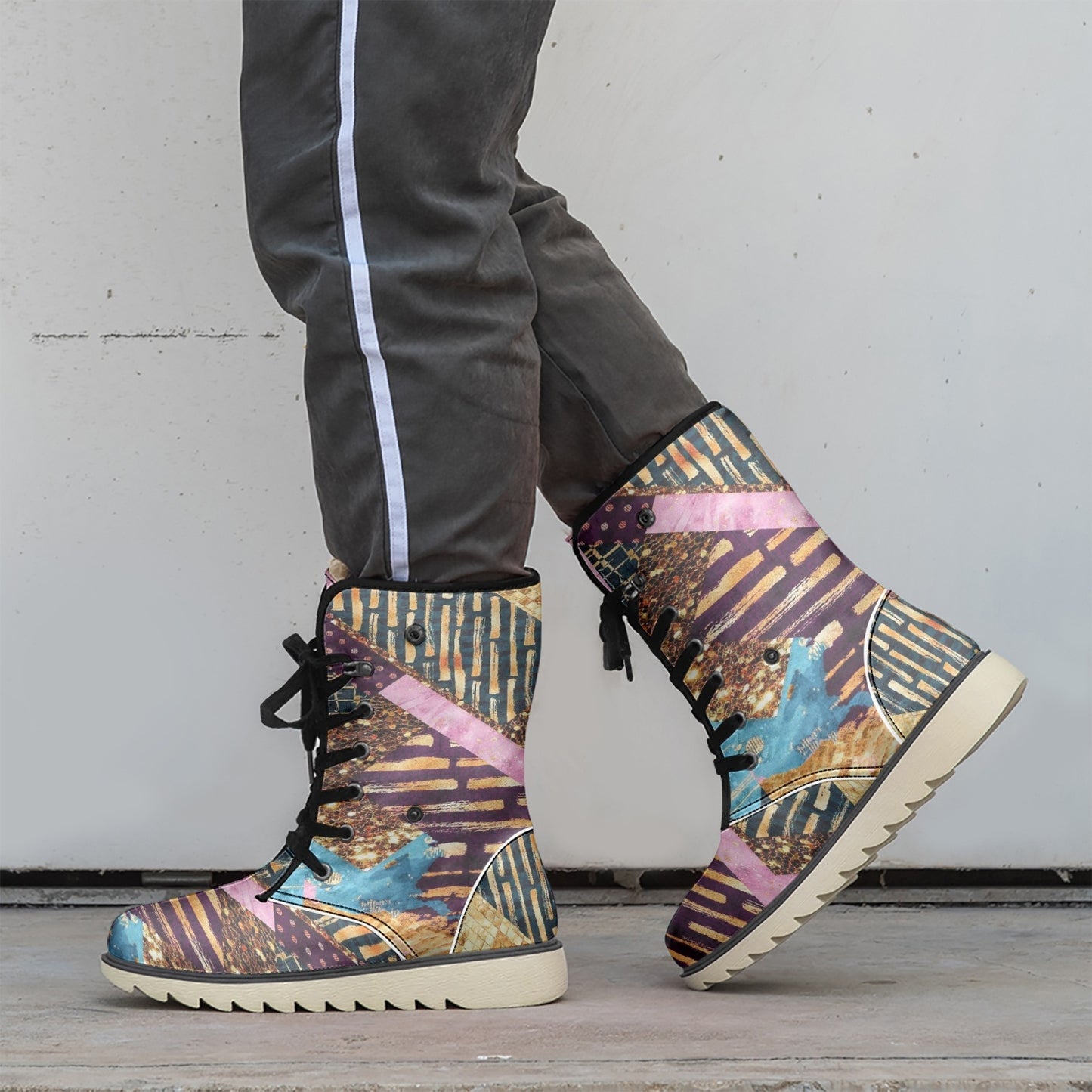 477. Cotton-pad Fur Lining Boots