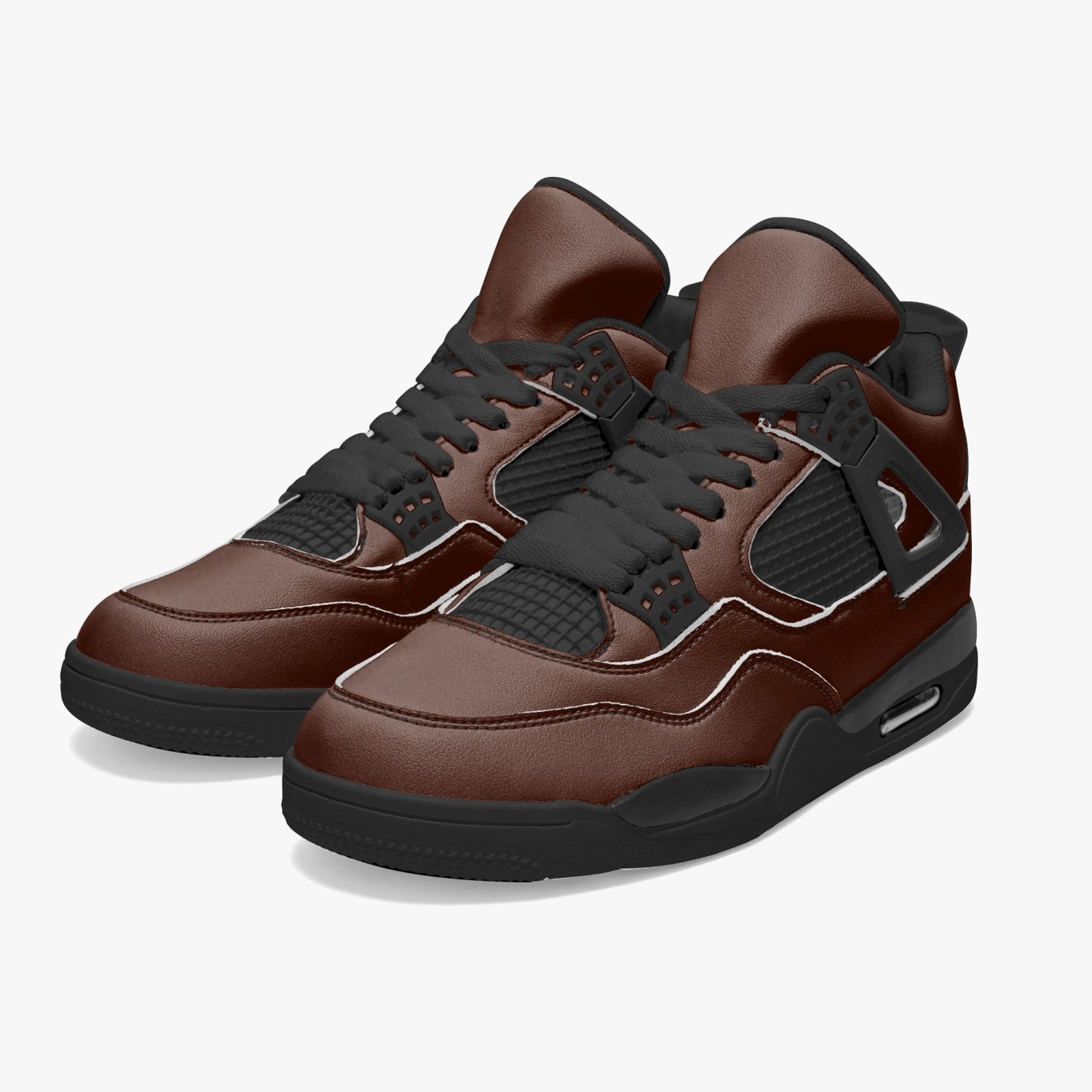 698. AJ4 Basketball Sneakers -Black Sole