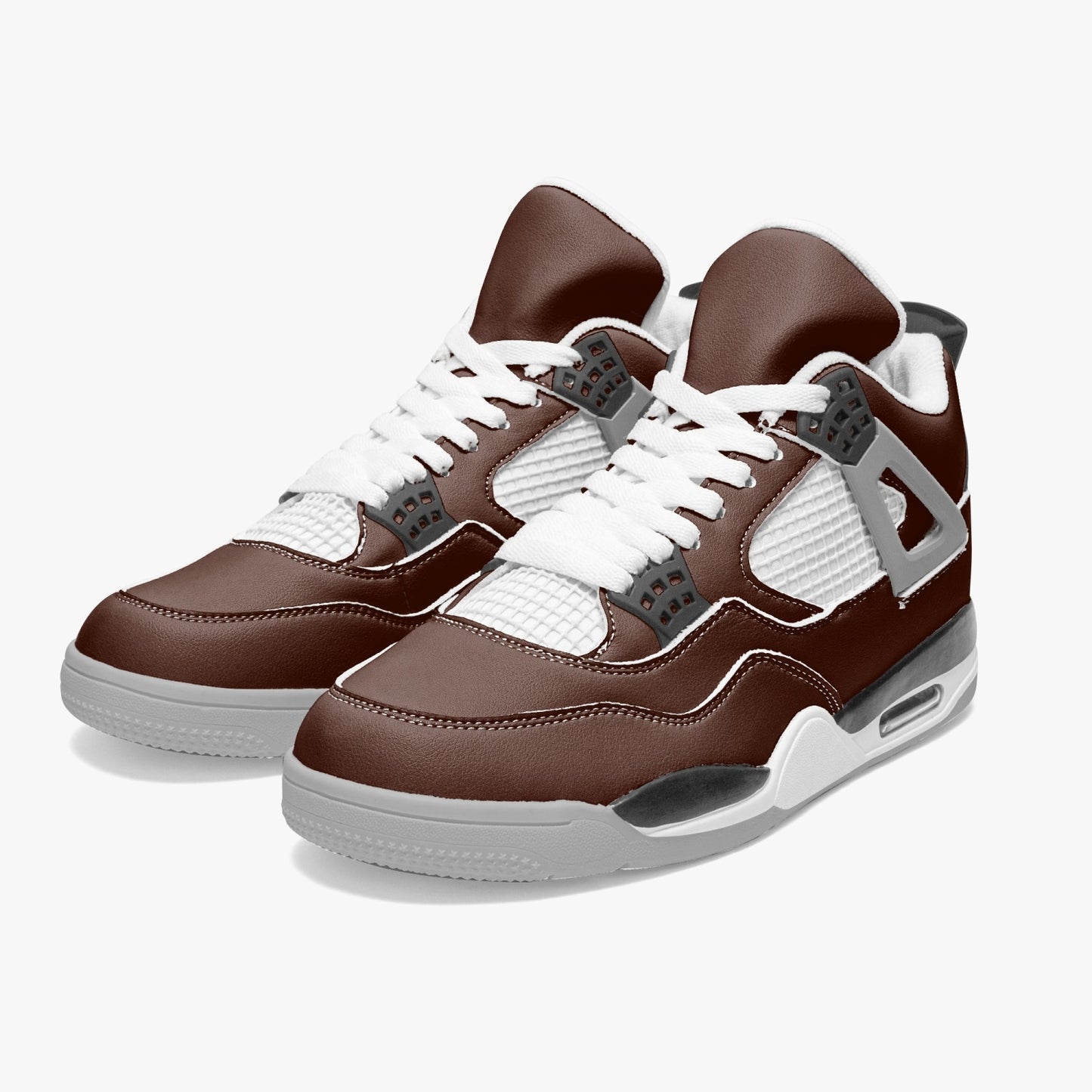699. AJ4 Basketball Sneakers -Grey Sole