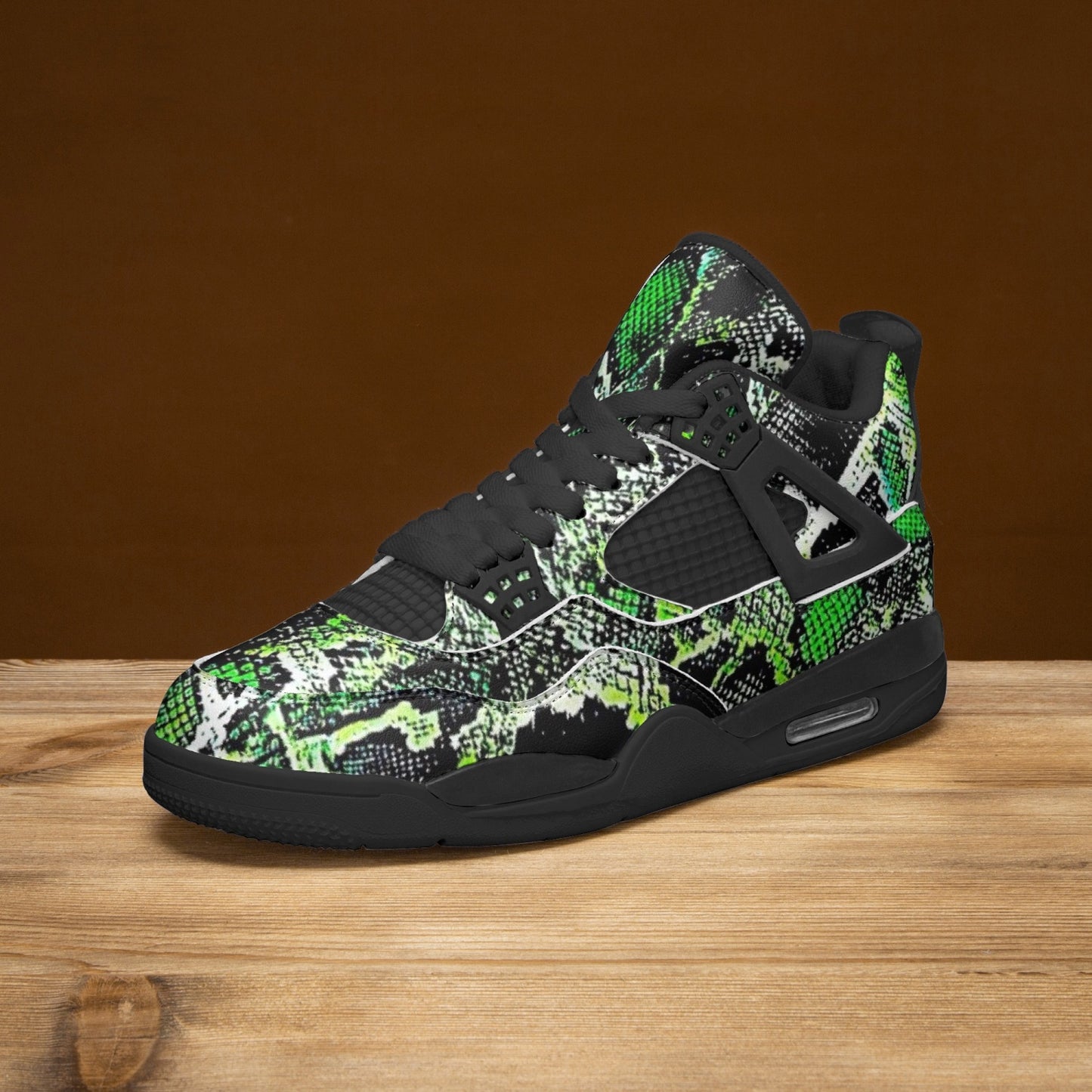 698. AJ4 Basketball Sneakers -Black Sole