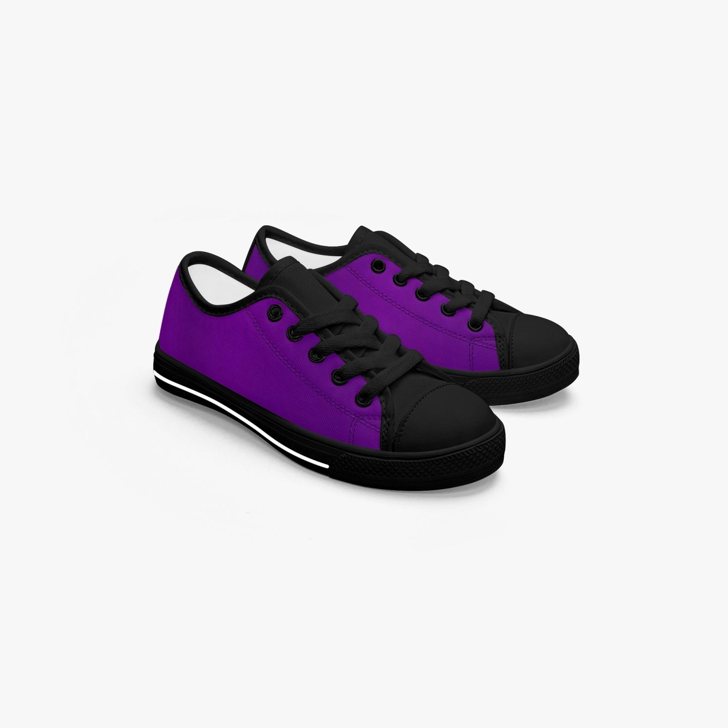 421.Kid’s Low-Top Canvas Shoes-Black