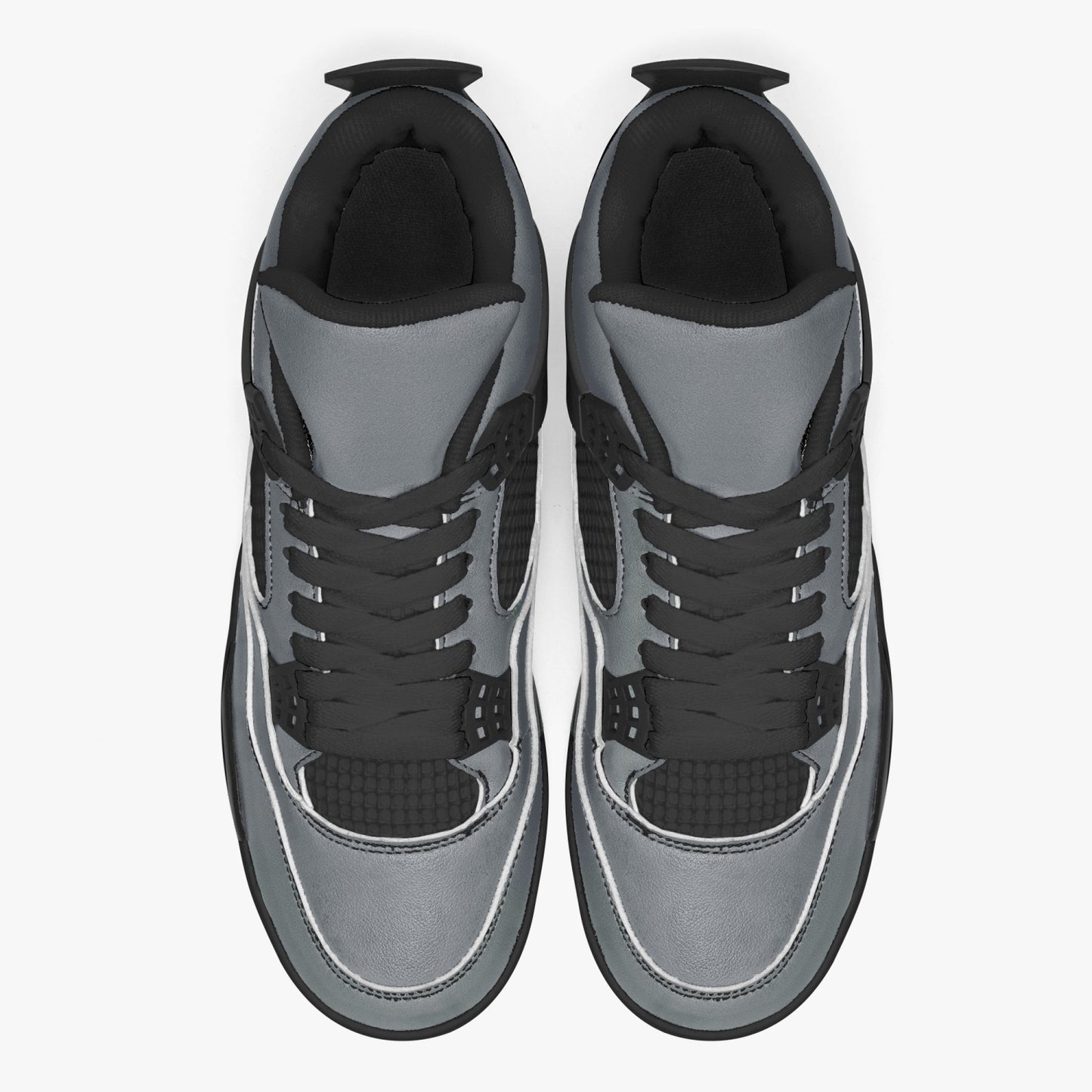 698. AJ4 Basketball Sneakers -Black Sole