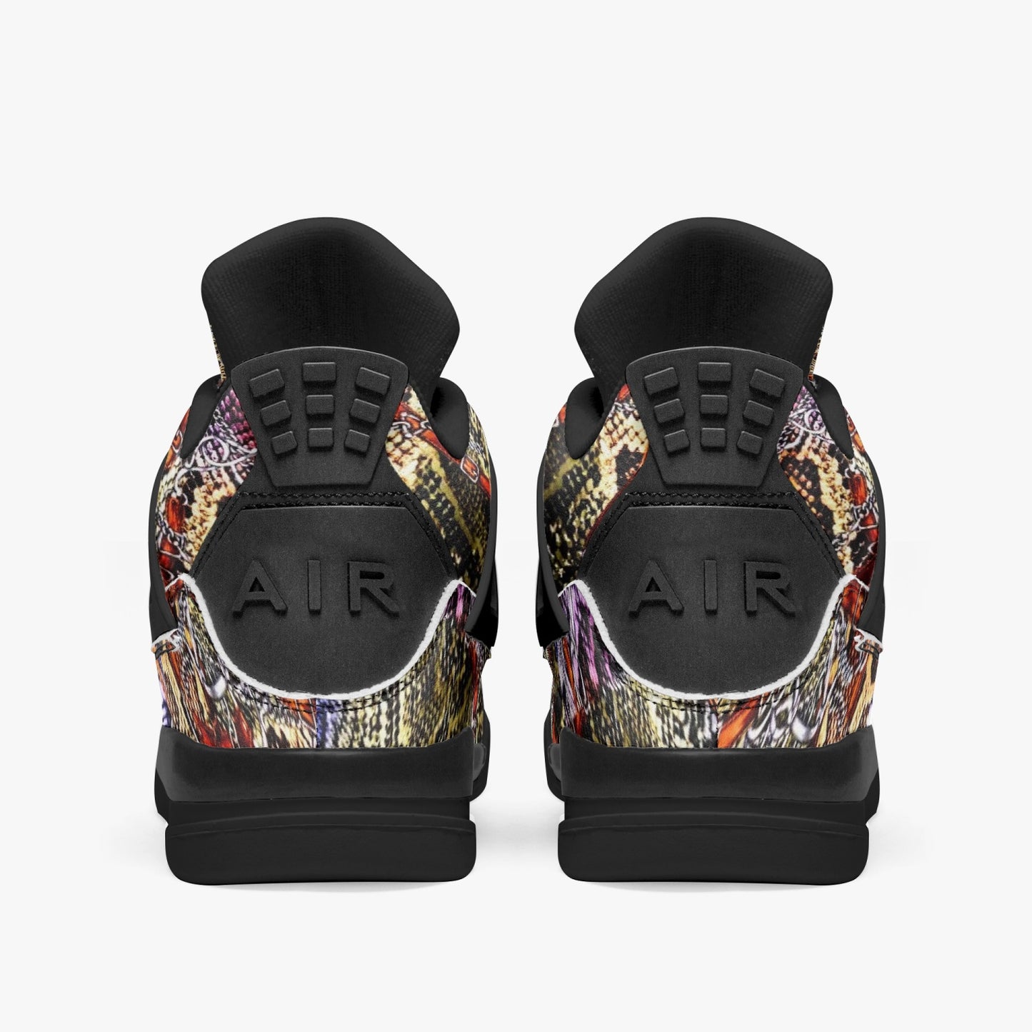 698. AJ4 Basketball Sneakers -Black Sole