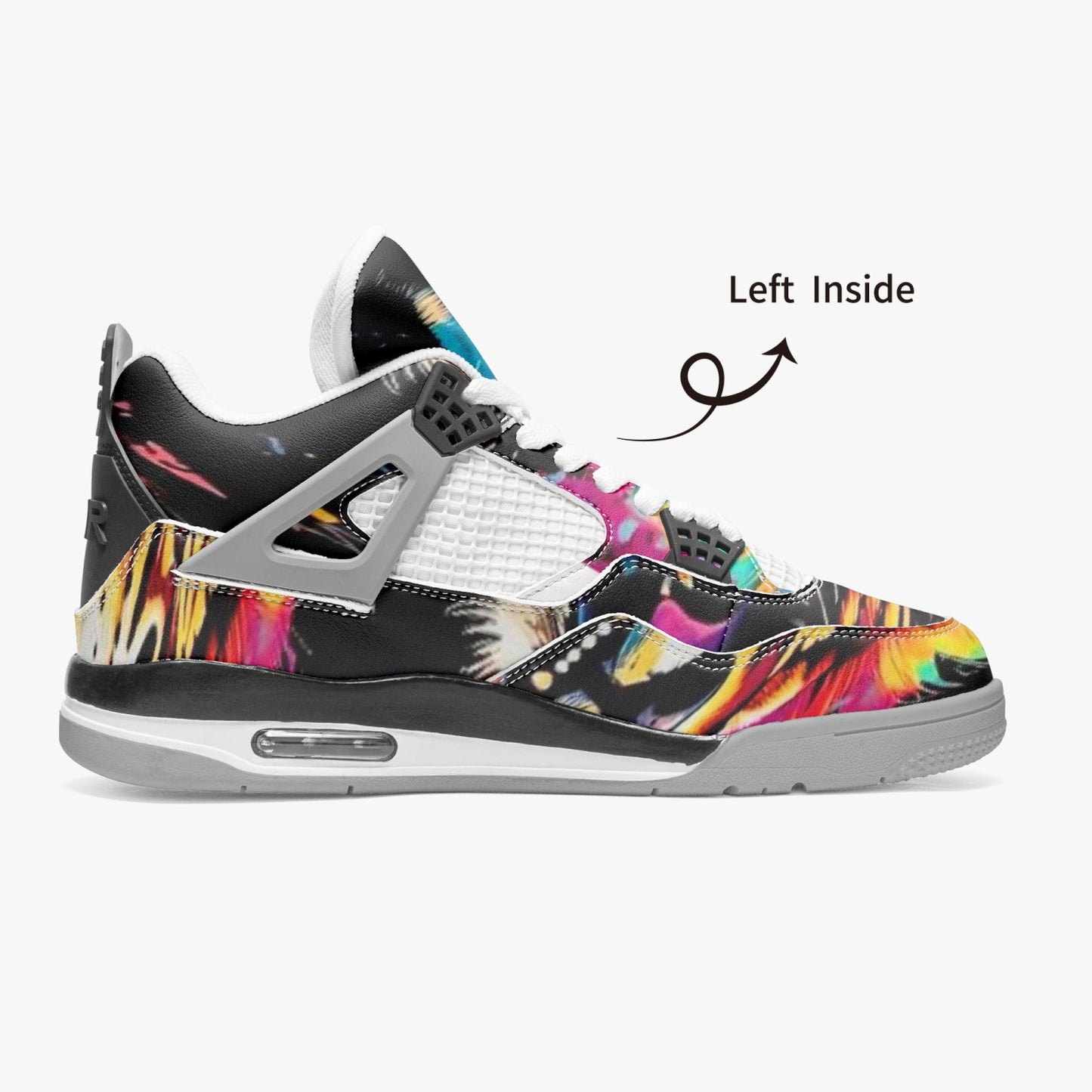 699. AJ4 Basketball Sneakers -Grey Sole