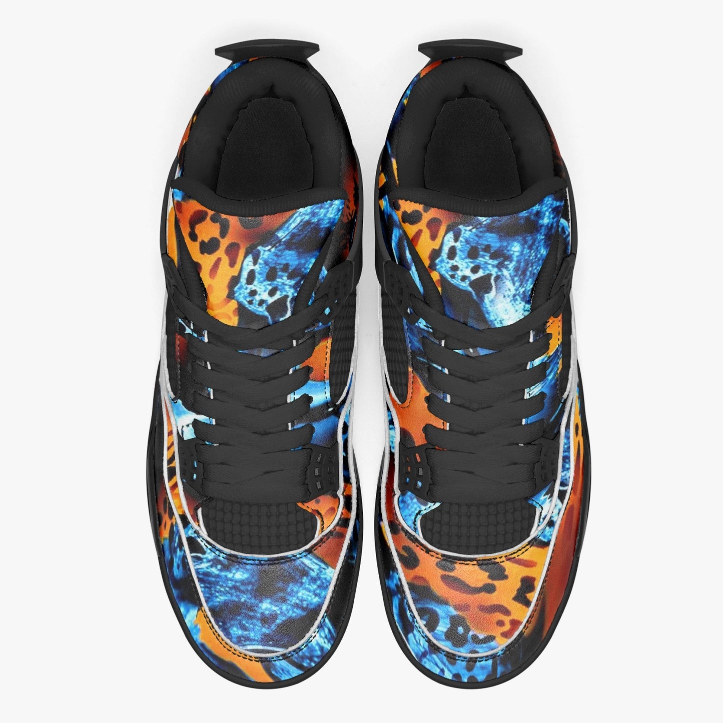 698. AJ4 Basketball Sneakers -Black Sole