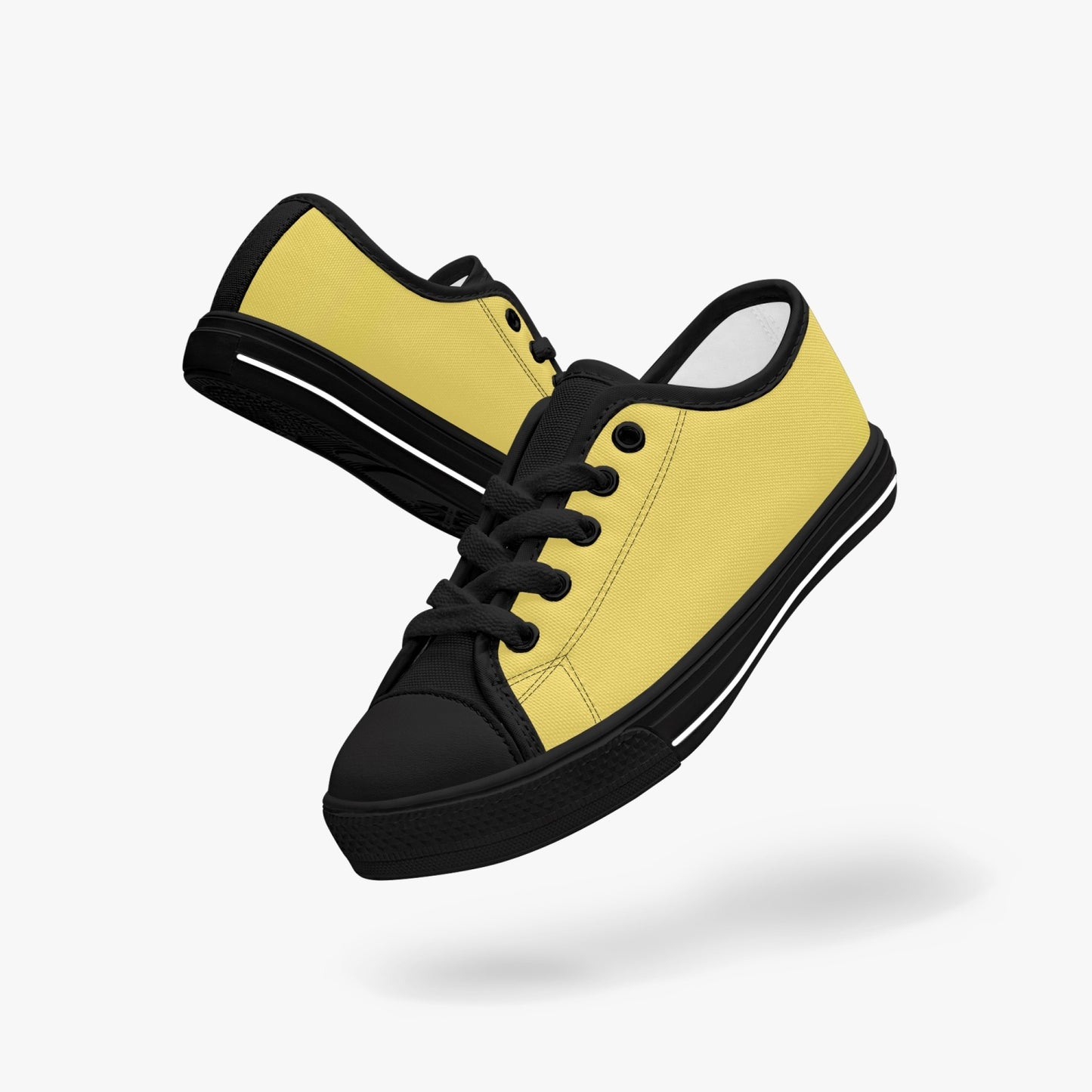 421.Kid’s Low-Top Canvas Shoes-Black