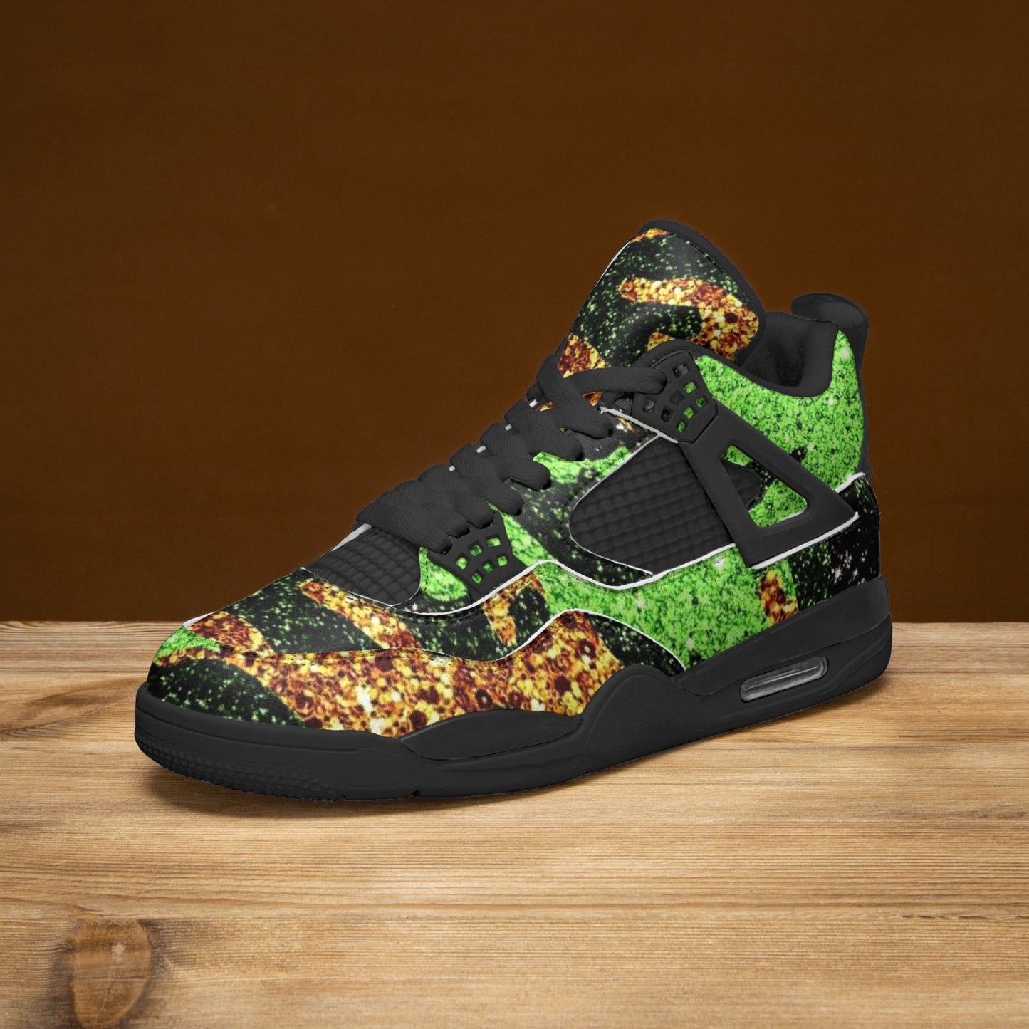 698. AJ4 Basketball Sneakers -Black Sole