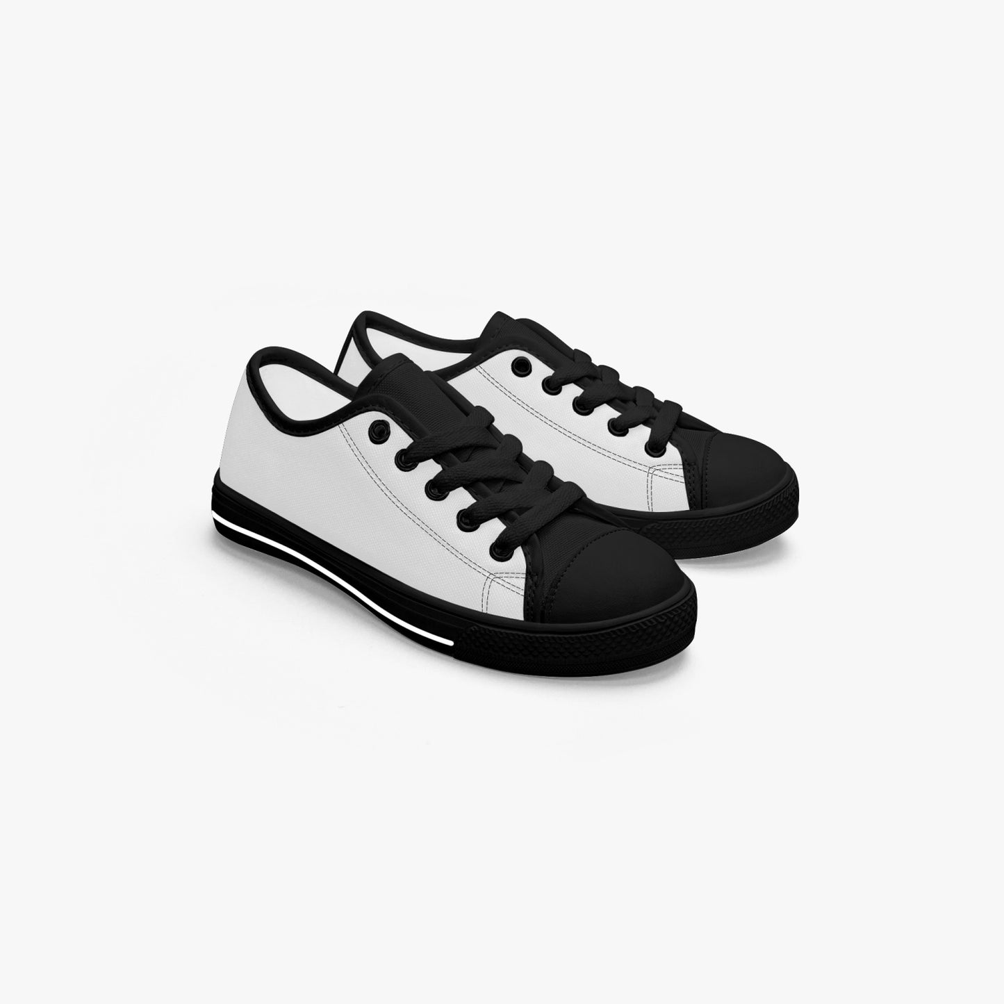 421.Kid’s Low-Top Canvas Shoes-Black