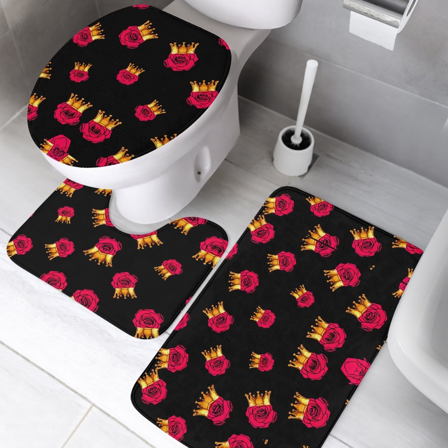 778. 3 Pcs Toilet Rug Set
