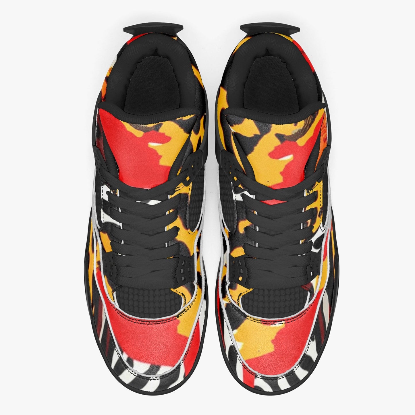 698. AJ4 Basketball Sneakers -Black Sole