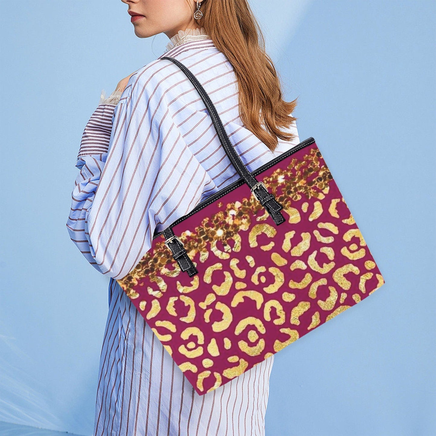 586. Large Leather Tote Bag for Women