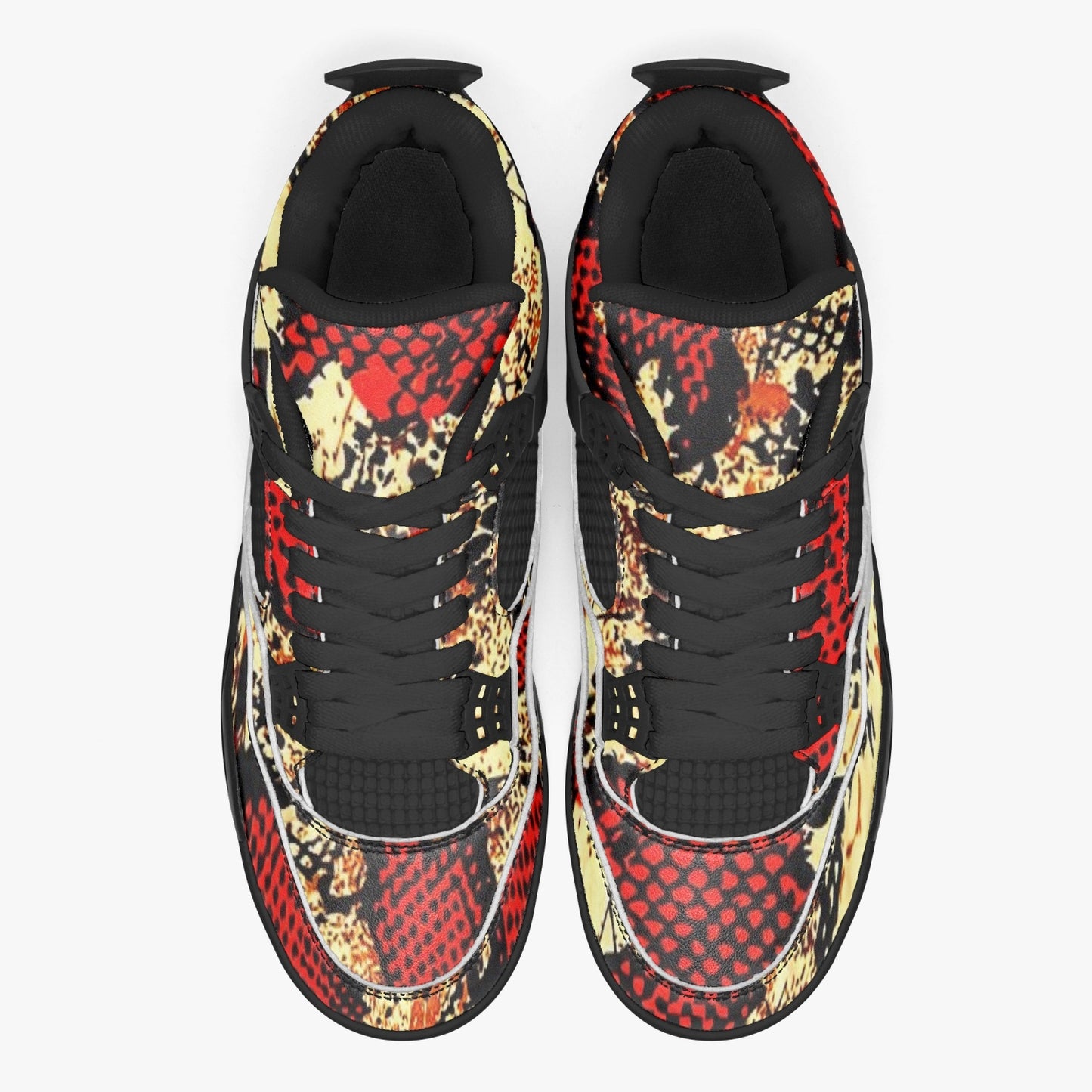 698. AJ4 Basketball Sneakers -Black Sole