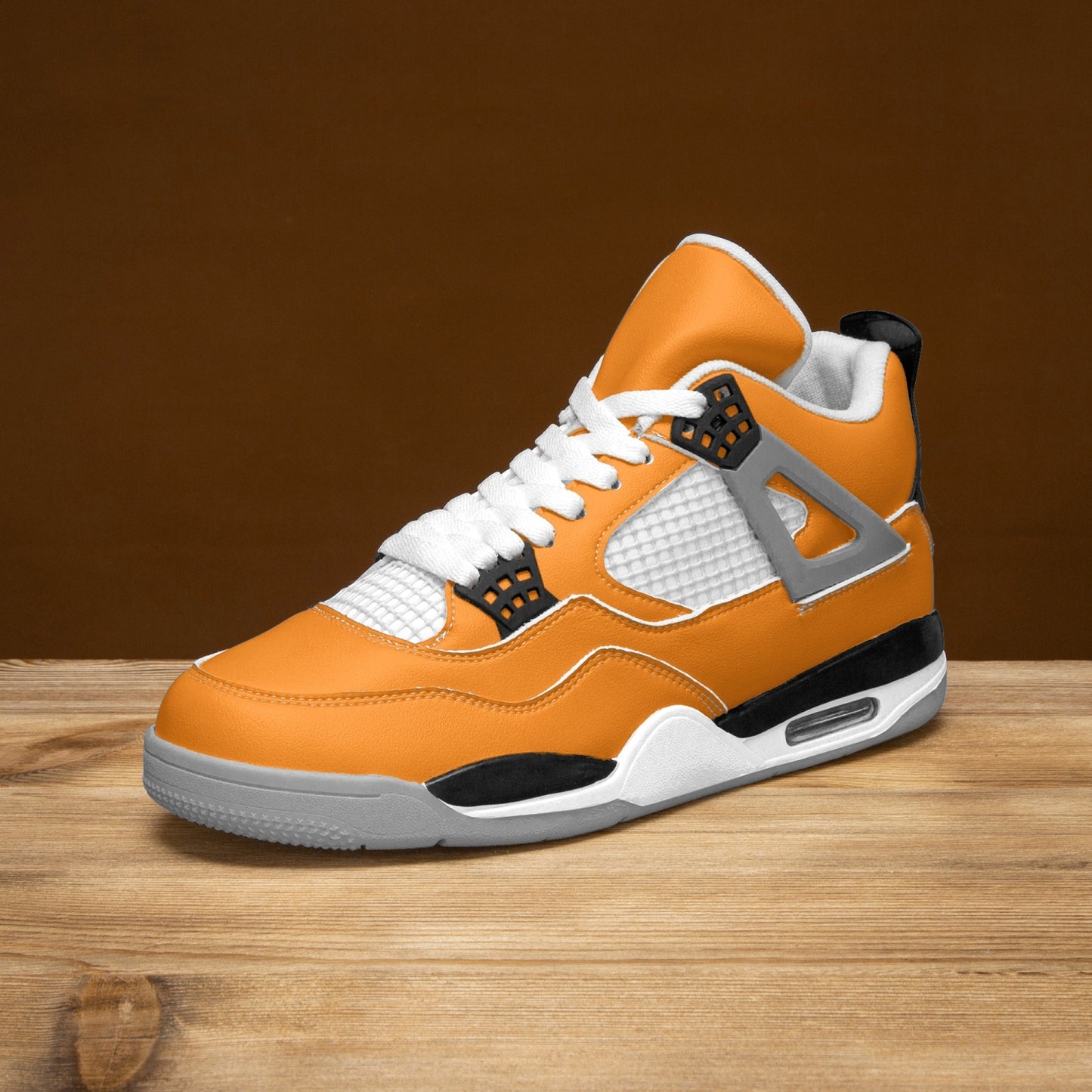 699. AJ4 Basketball Sneakers -Grey Sole