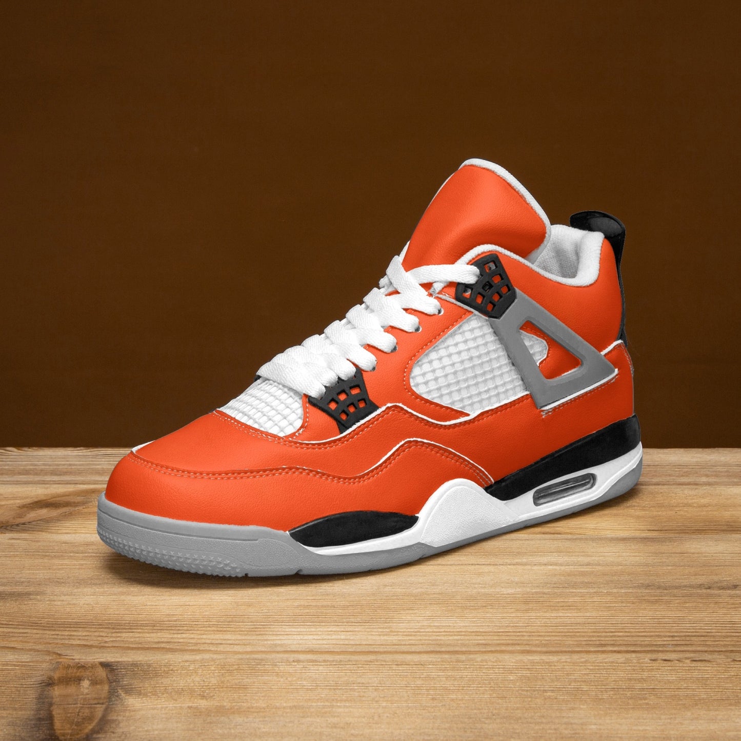 699. AJ4 Basketball Sneakers -Grey Sole