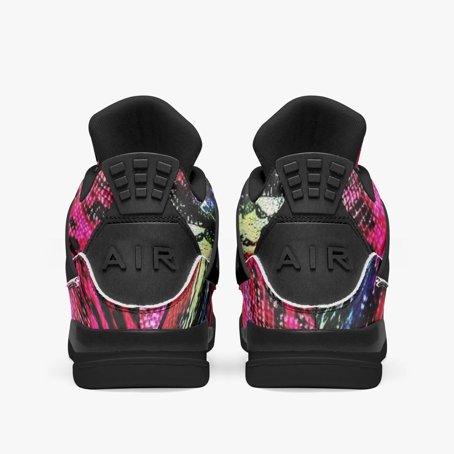 698. AJ4 Basketball Sneakers -Black Sole