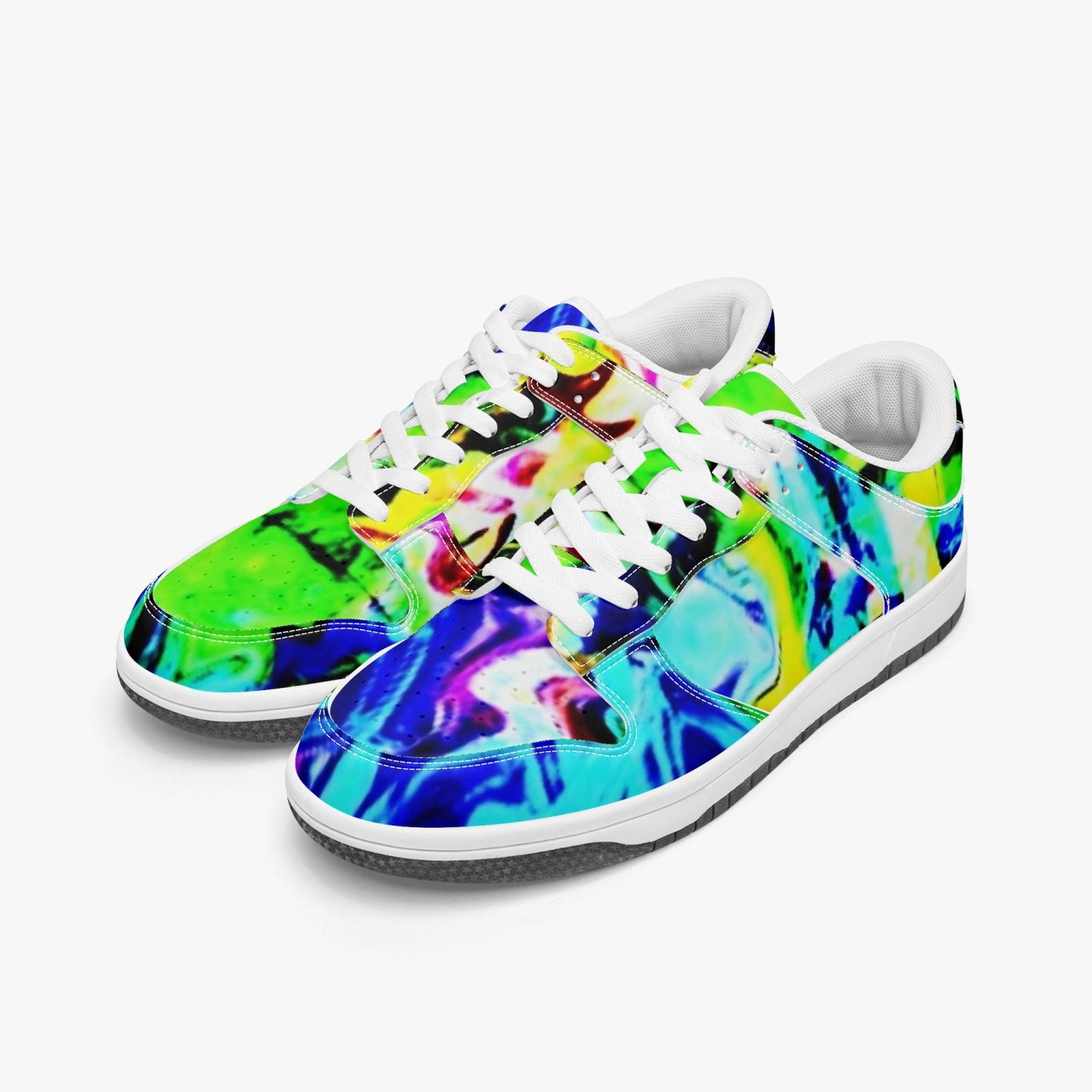 419. Dunk Stylish Low-Top Leather Sneakers