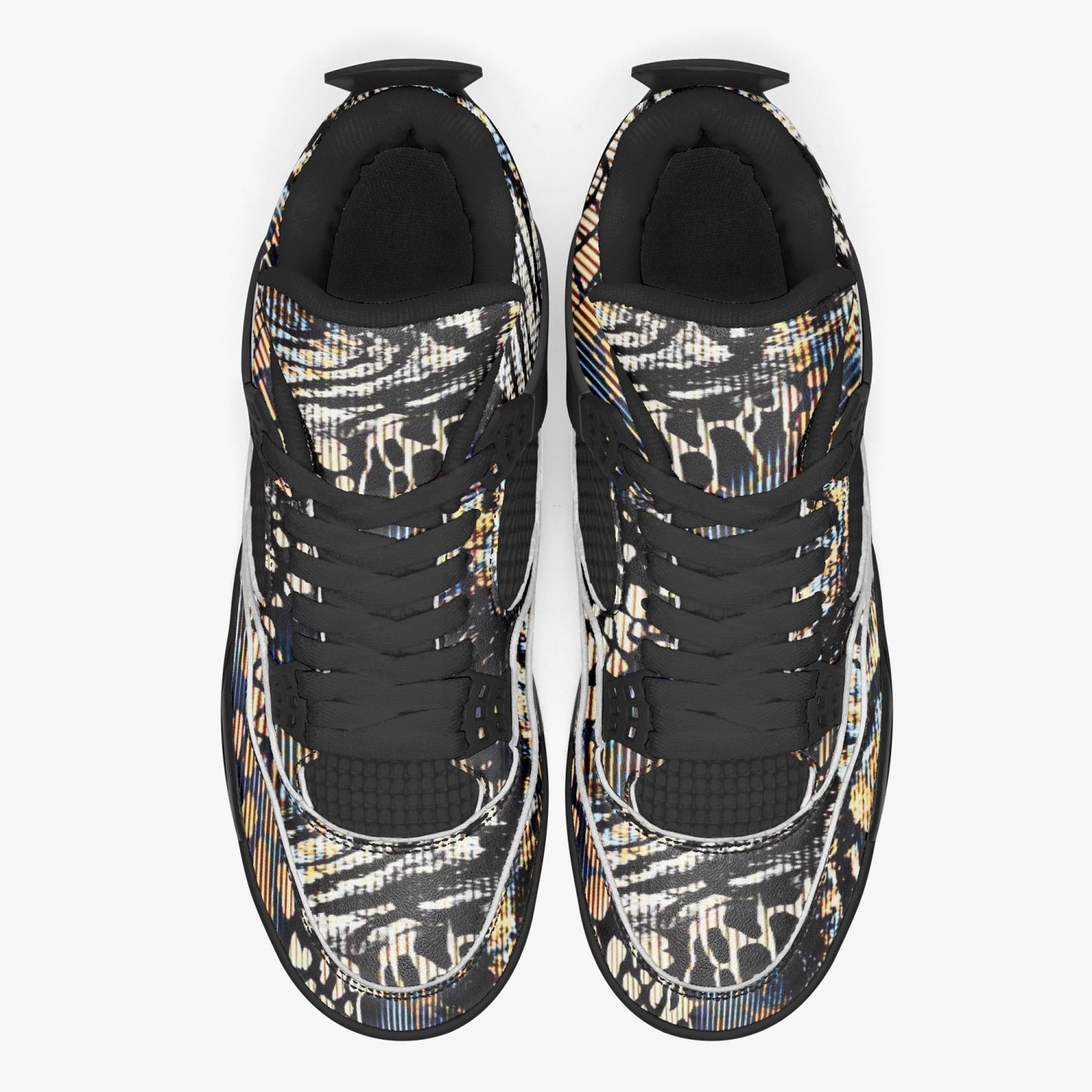 698. AJ4 Basketball Sneakers -Black Sole