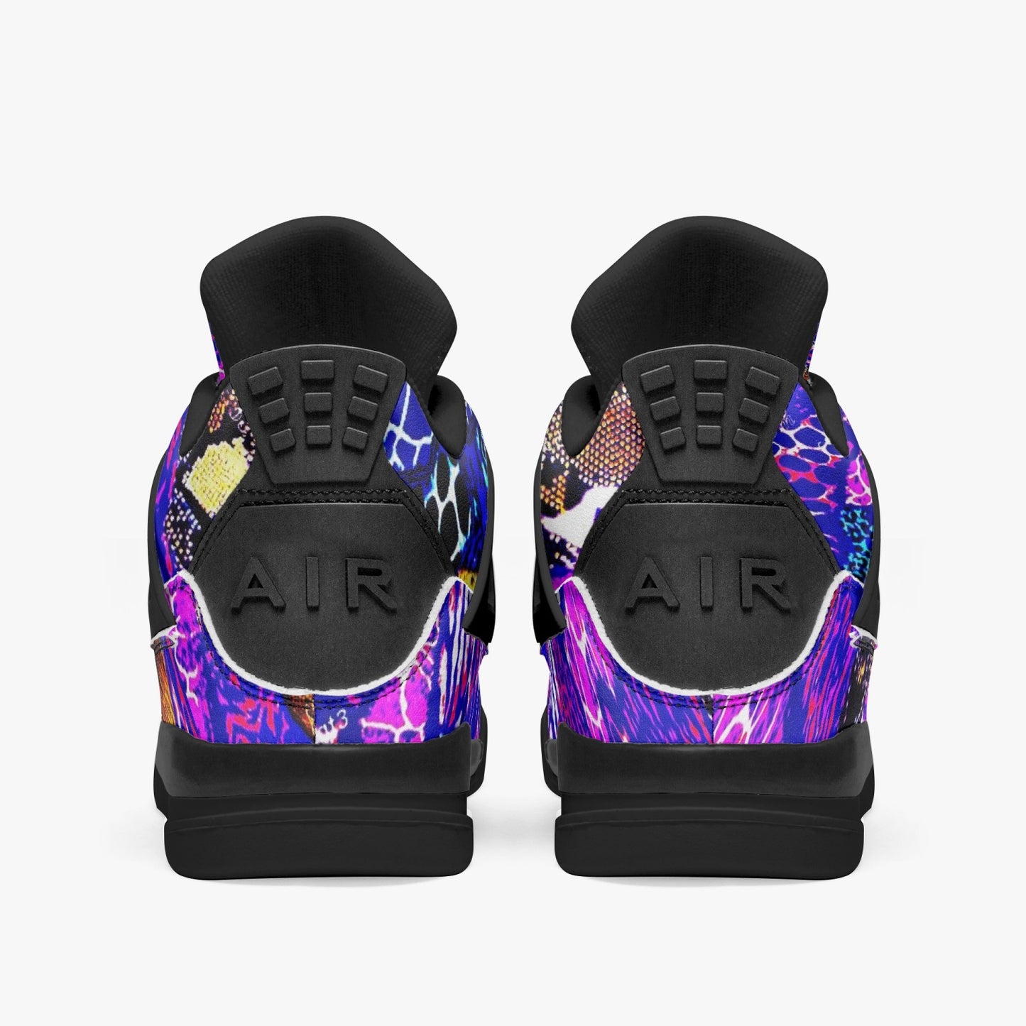698. AJ4 Basketball Sneakers -Black Sole