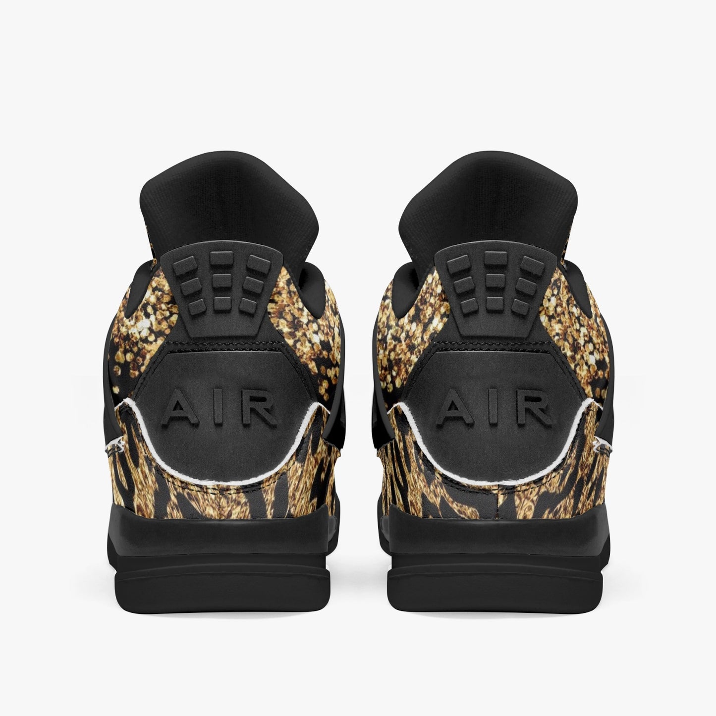 698. AJ4 Basketball Sneakers -Black Sole