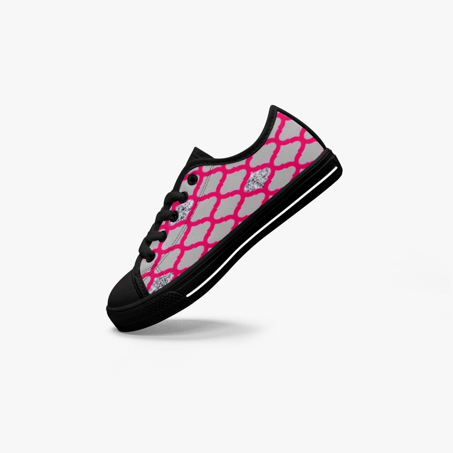 421.Kid’s Low-Top Canvas Shoes-Black