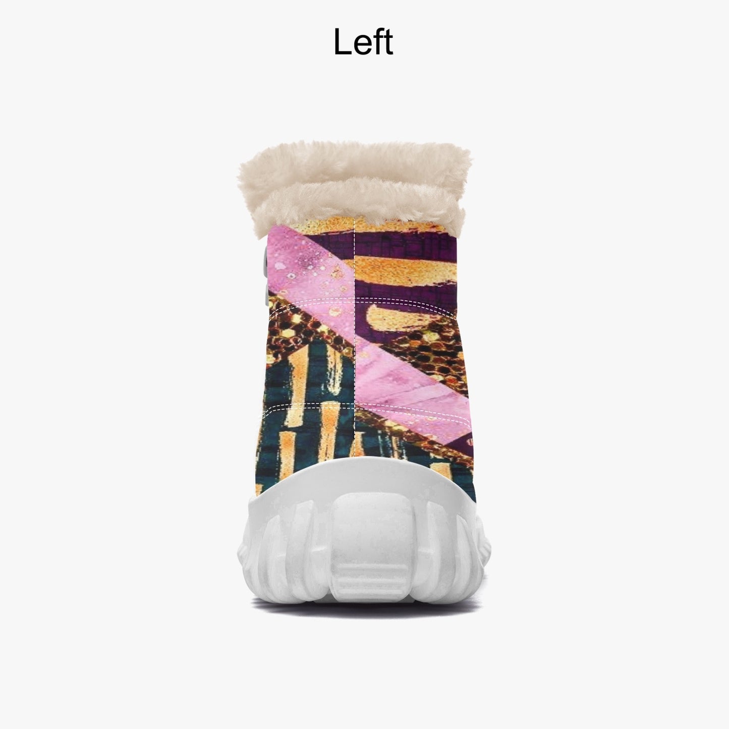 446. Cotton-pad Fur Zipper Up Boots
