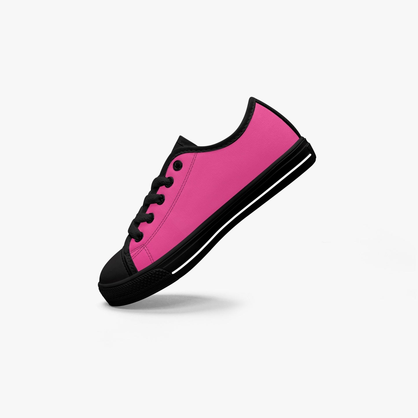 421.Kid’s Low-Top Canvas Shoes-Black
