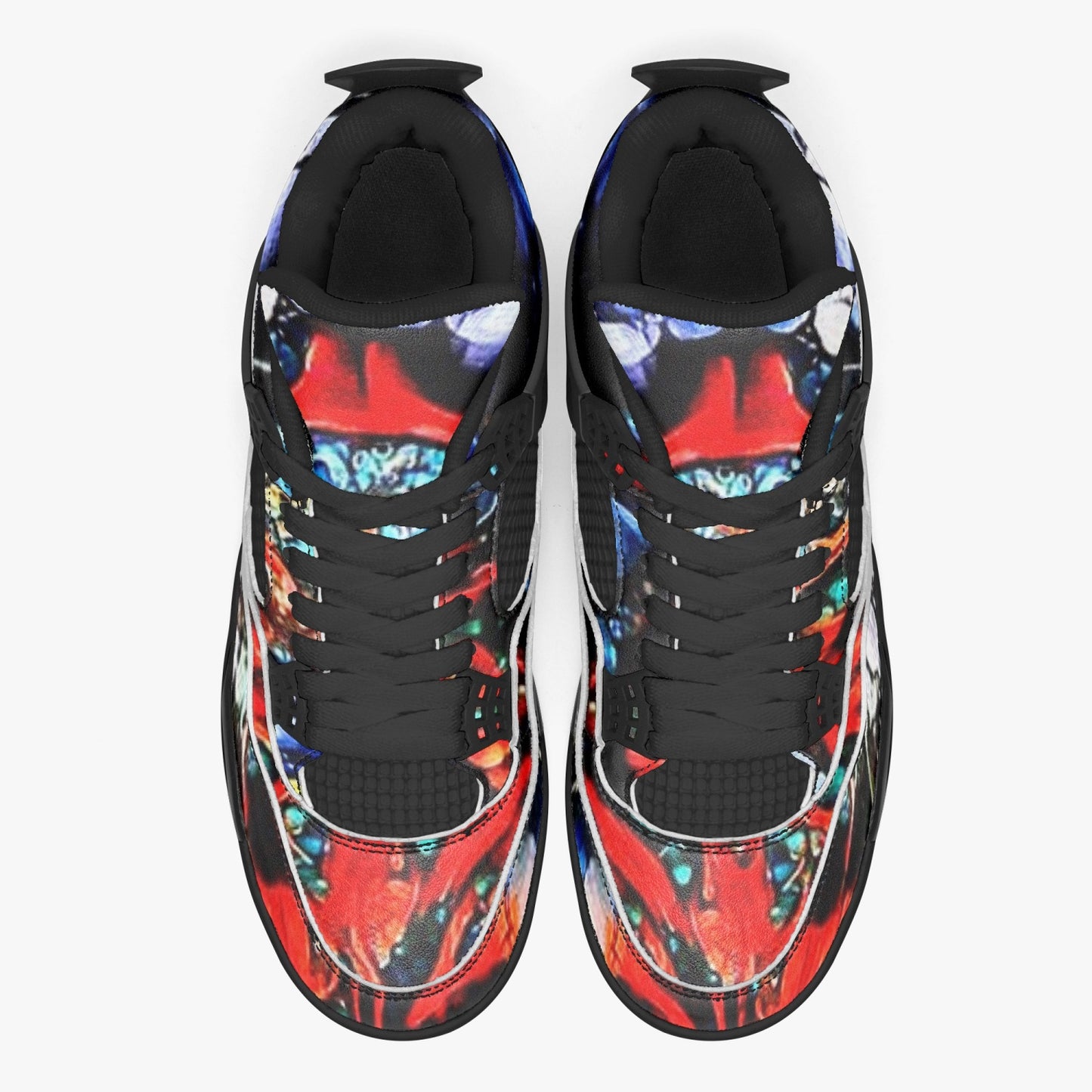 698. AJ4 Basketball Sneakers -Black Sole