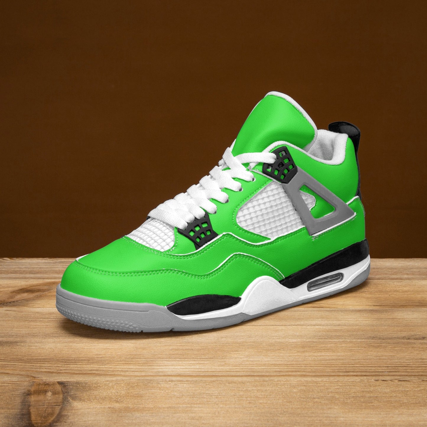 699. AJ4 Basketball Sneakers -Grey Sole