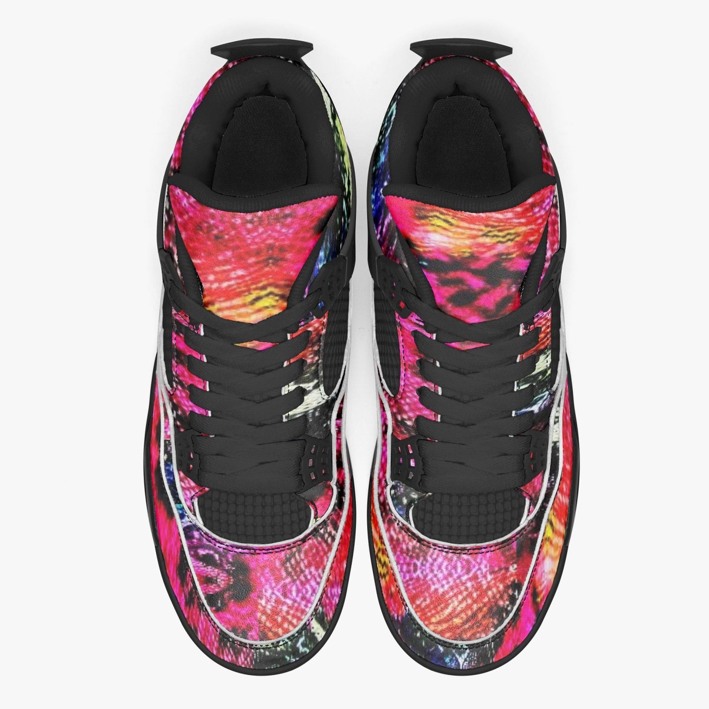 698. AJ4 Basketball Sneakers -Black Sole