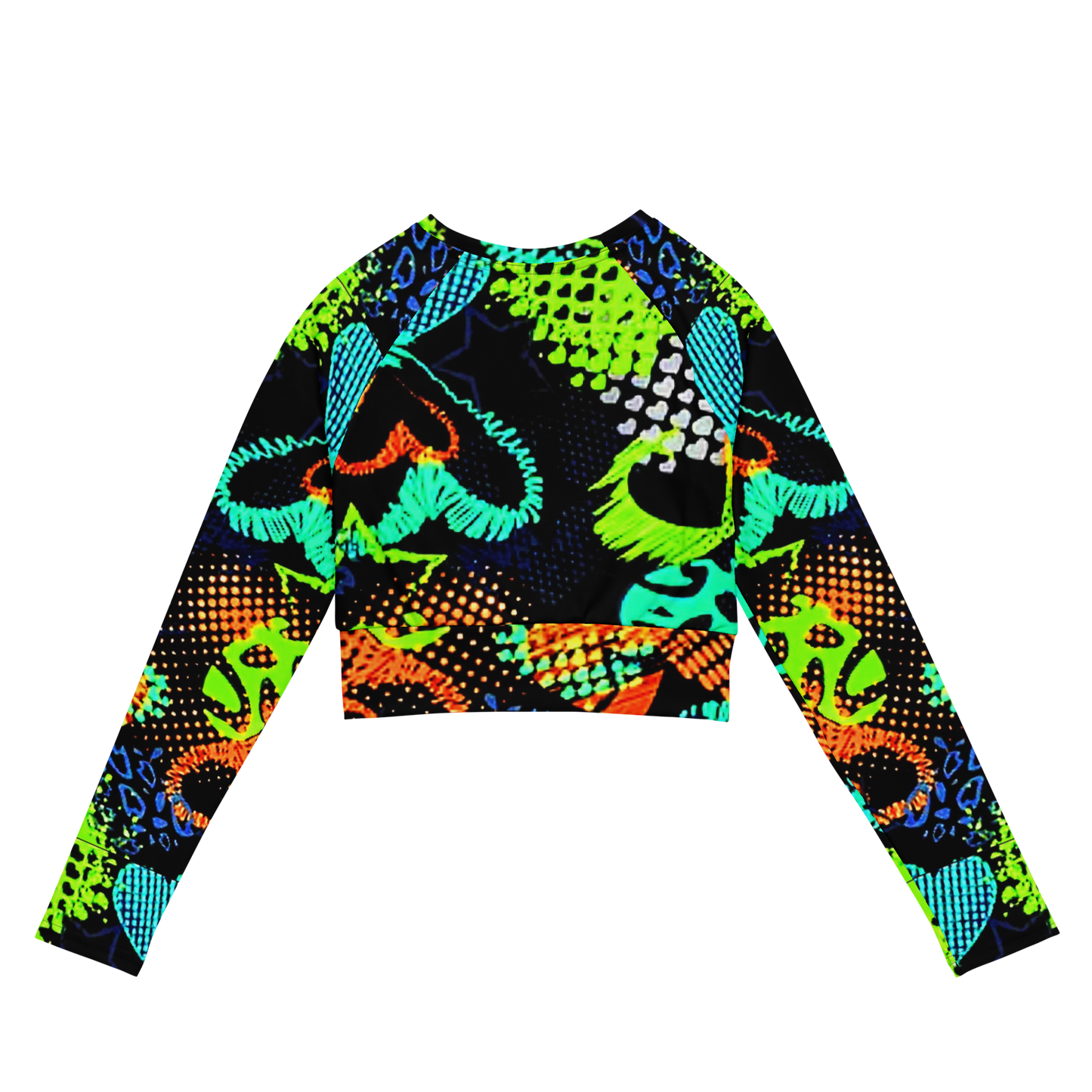 long-sleeve crop top