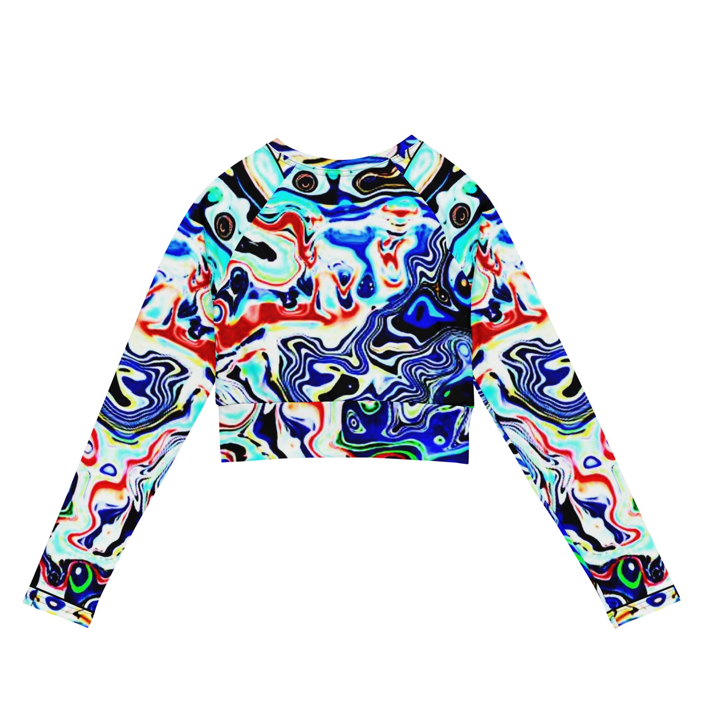 long-sleeve crop top