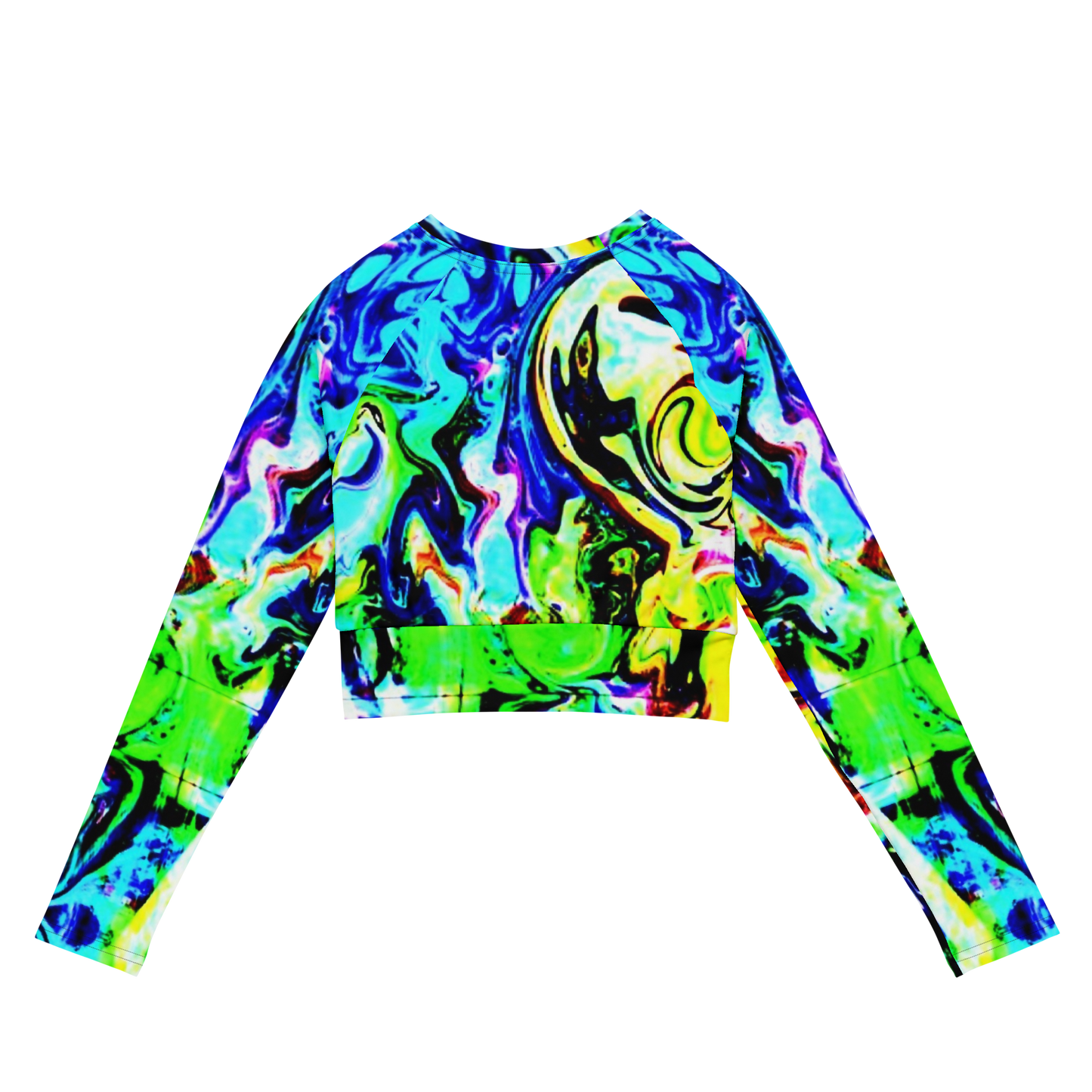 long-sleeve crop top
