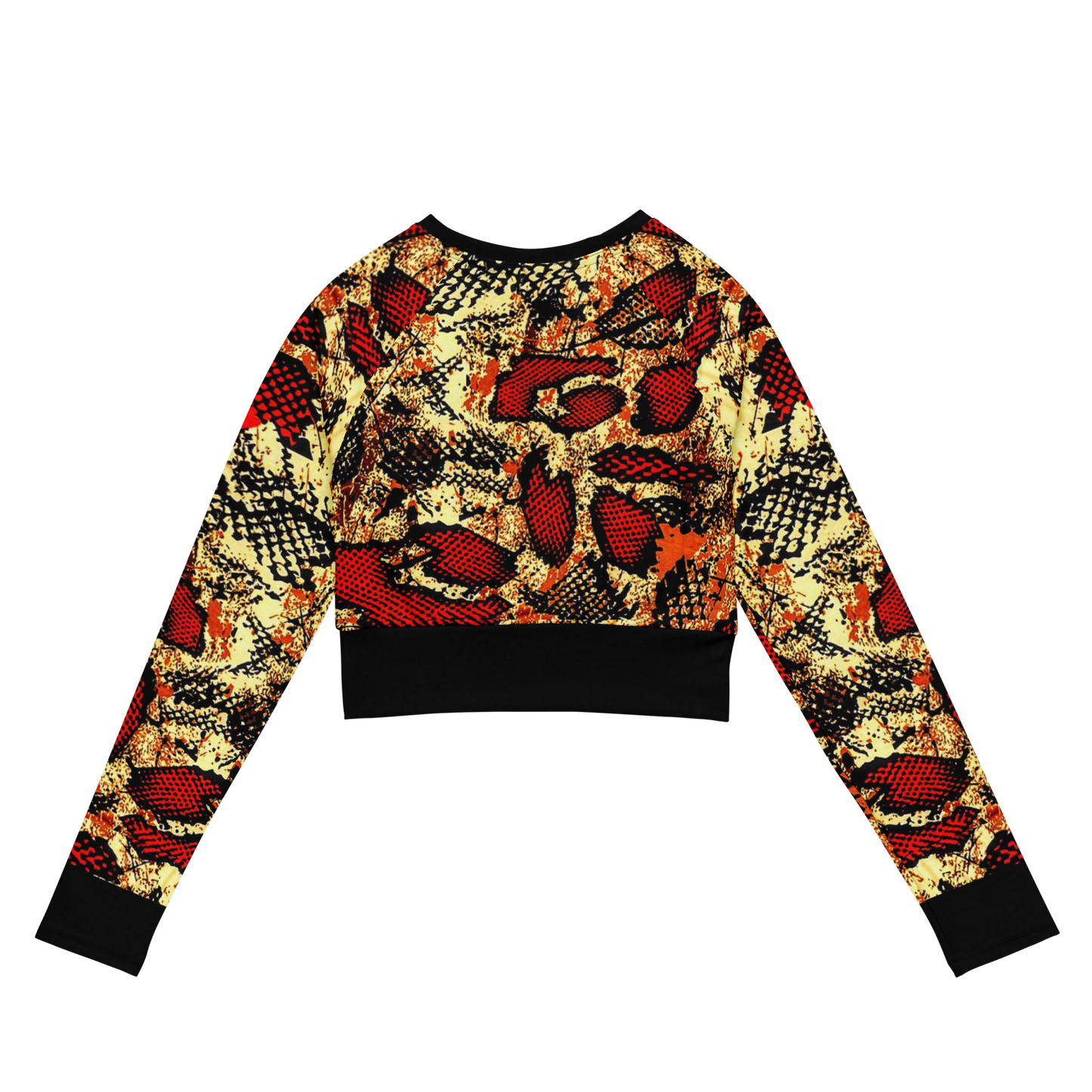 long-sleeve crop top
