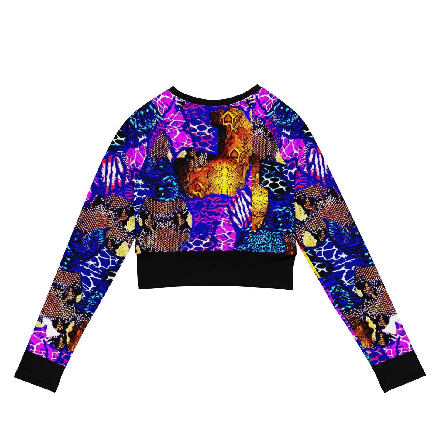 long-sleeve crop top