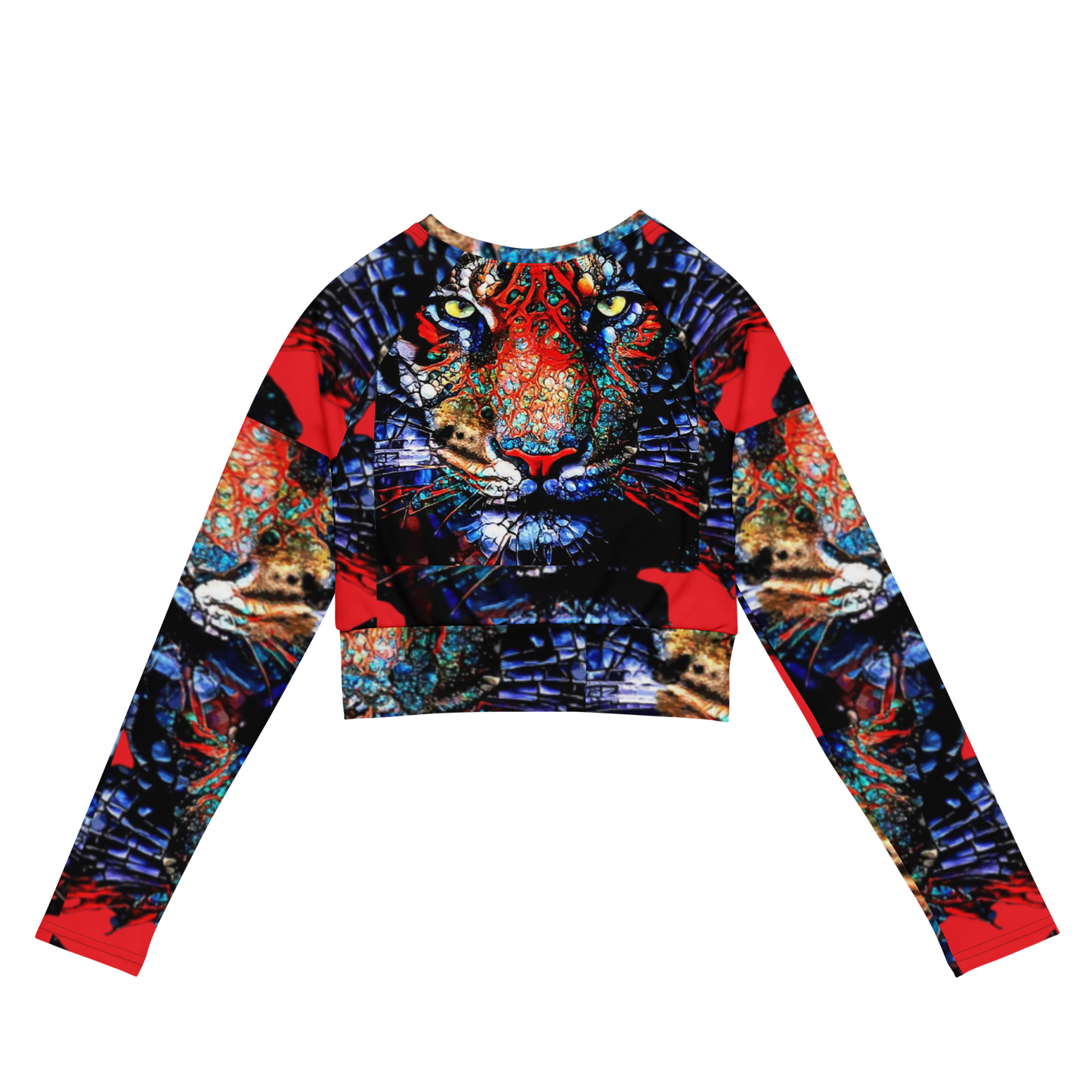 long-sleeve crop top