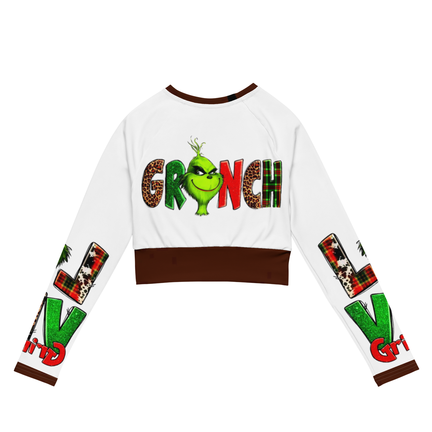 long-sleeve crop top