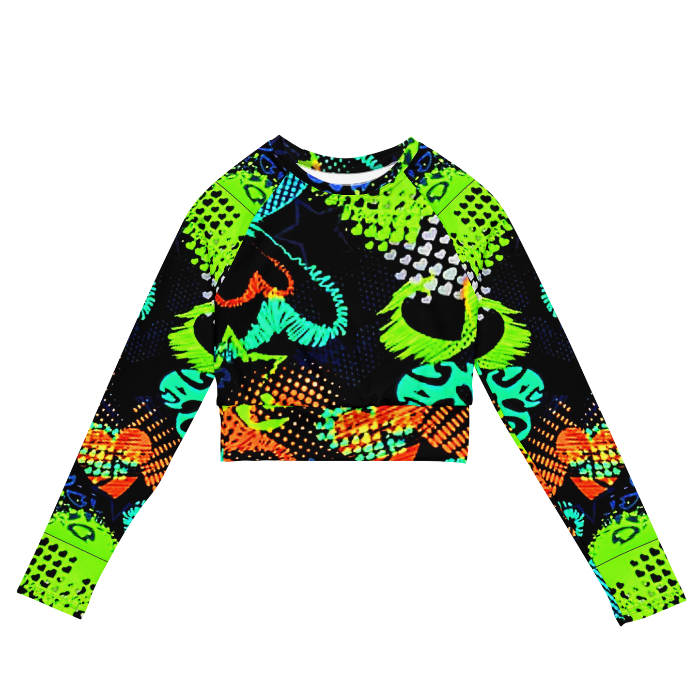 long-sleeve crop top