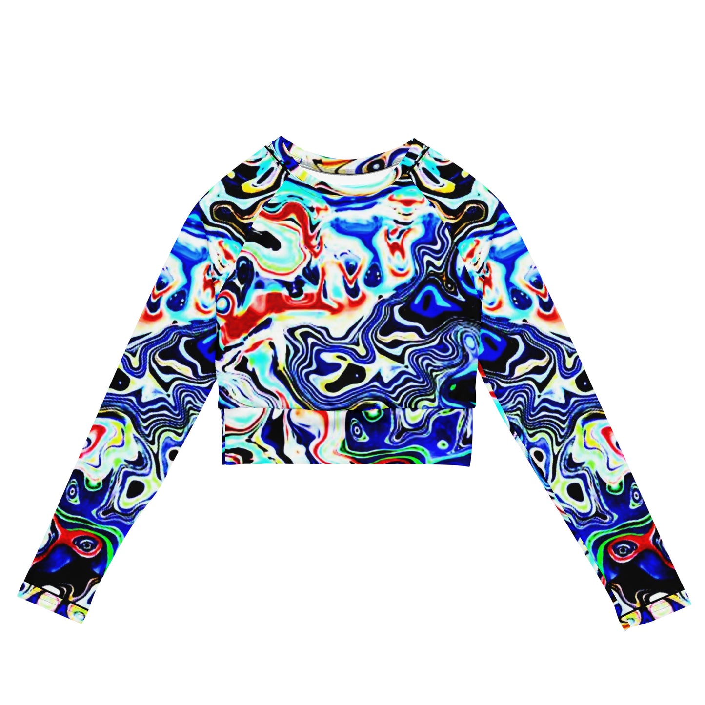 long-sleeve crop top