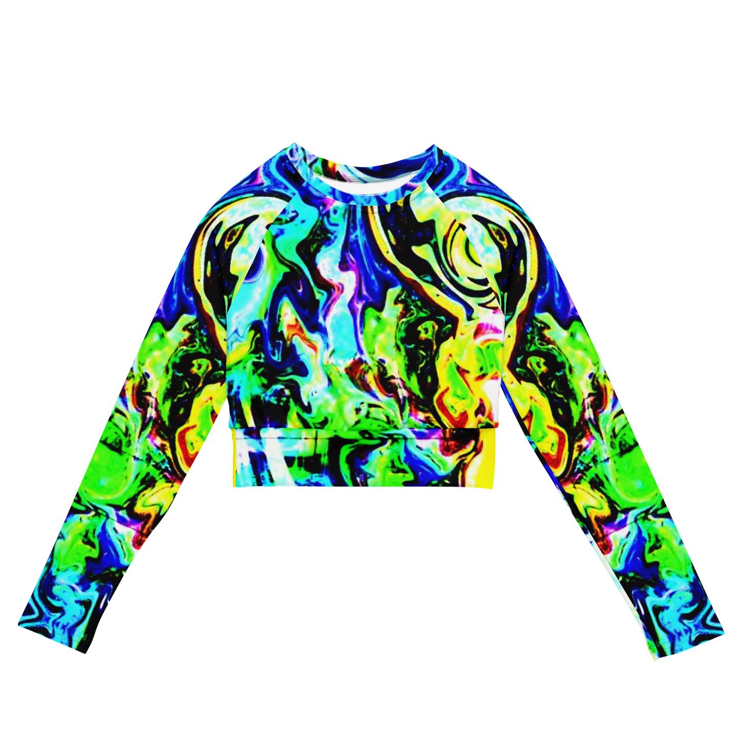 long-sleeve crop top